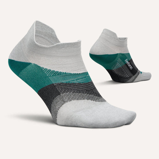 Feetures Elite Ultra Light Cushion No Show Tab Stone Ivy - Frontrunner Colombo