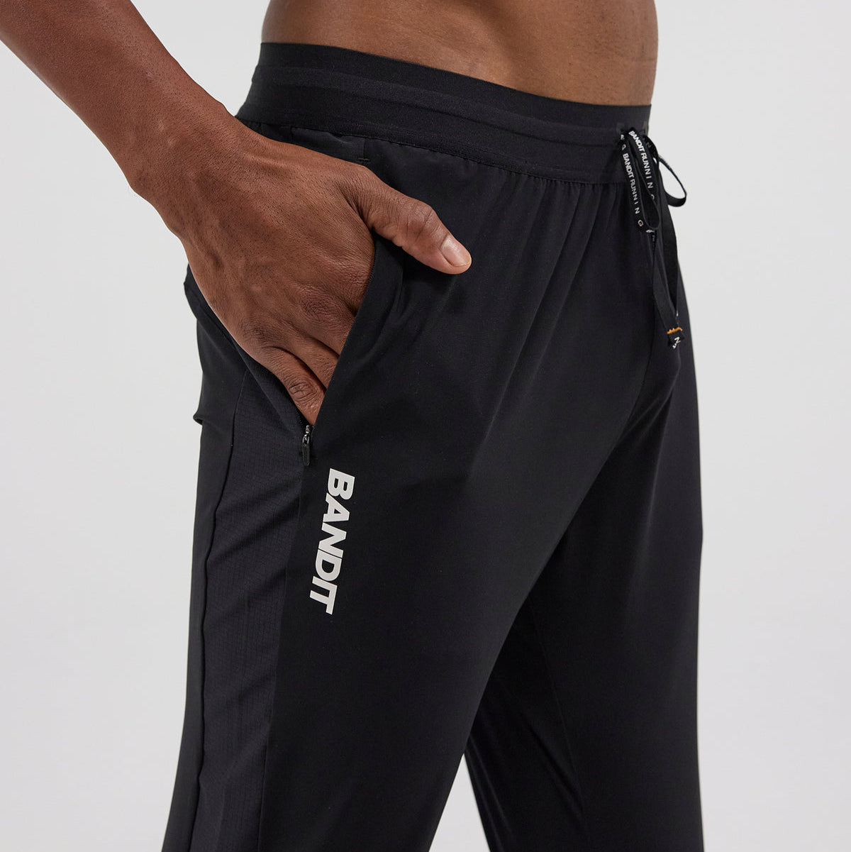 Bandit Performance Run Pants Mens - Black - Frontrunner Colombo