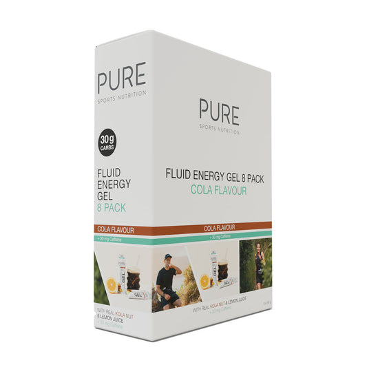 PURE Fluid Energy Gel - Cola + Caffeine - 8 Pack - Frontrunner Colombo
