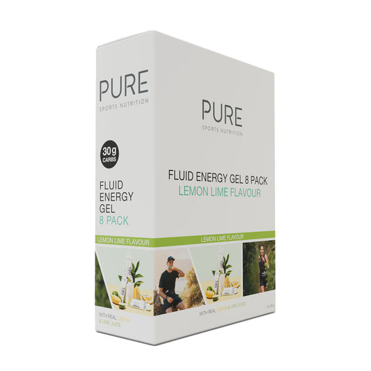 PURE Fluid Energy Gel - Lemon Lime - 8 Pack - Frontrunner Colombo