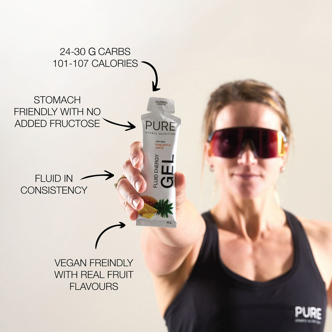 Pure Fluid Energy Gel Cherry - Box of 18 - Frontrunner Colombo