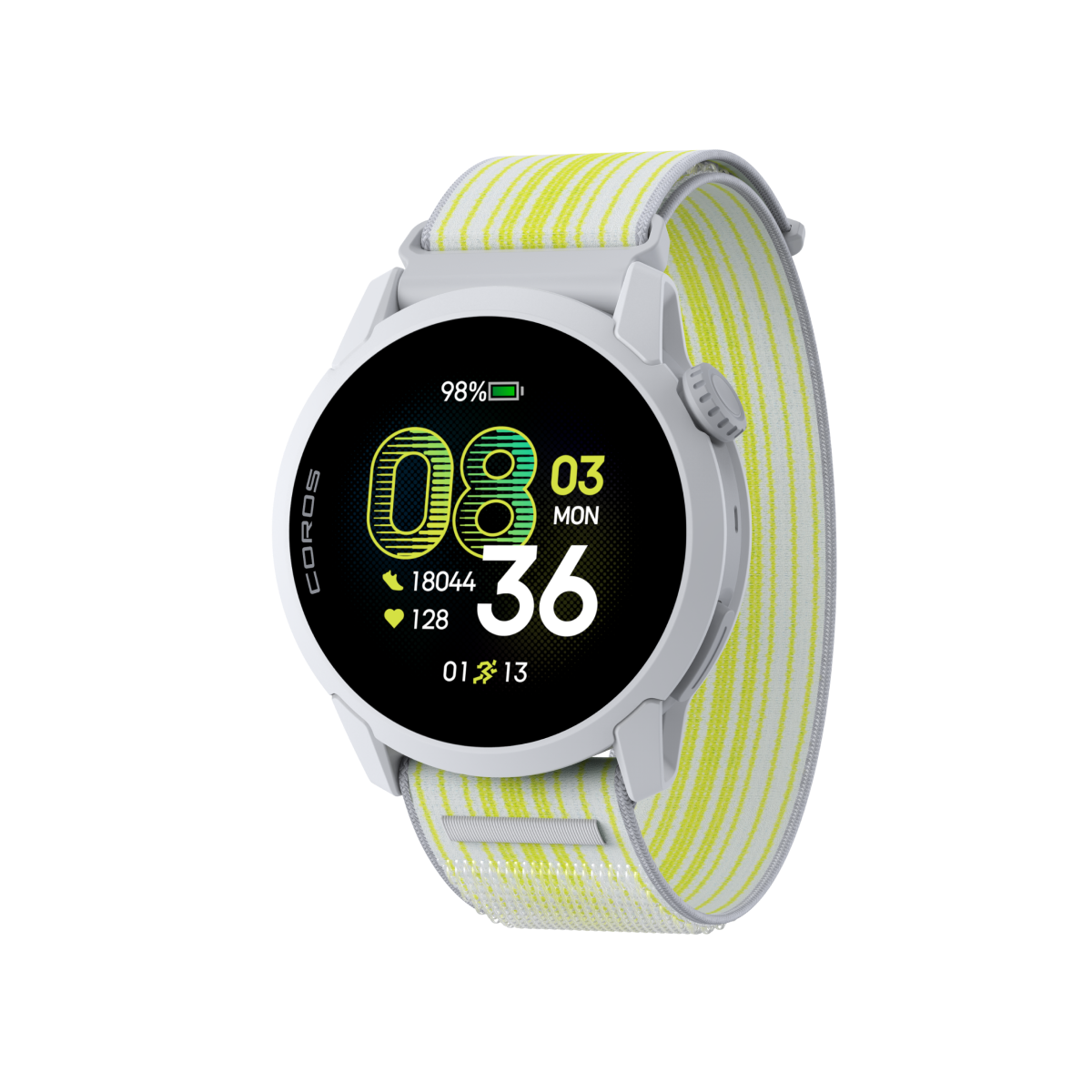 Coros Pace 4 - White - Nylon Band - Frontrunner Colombo