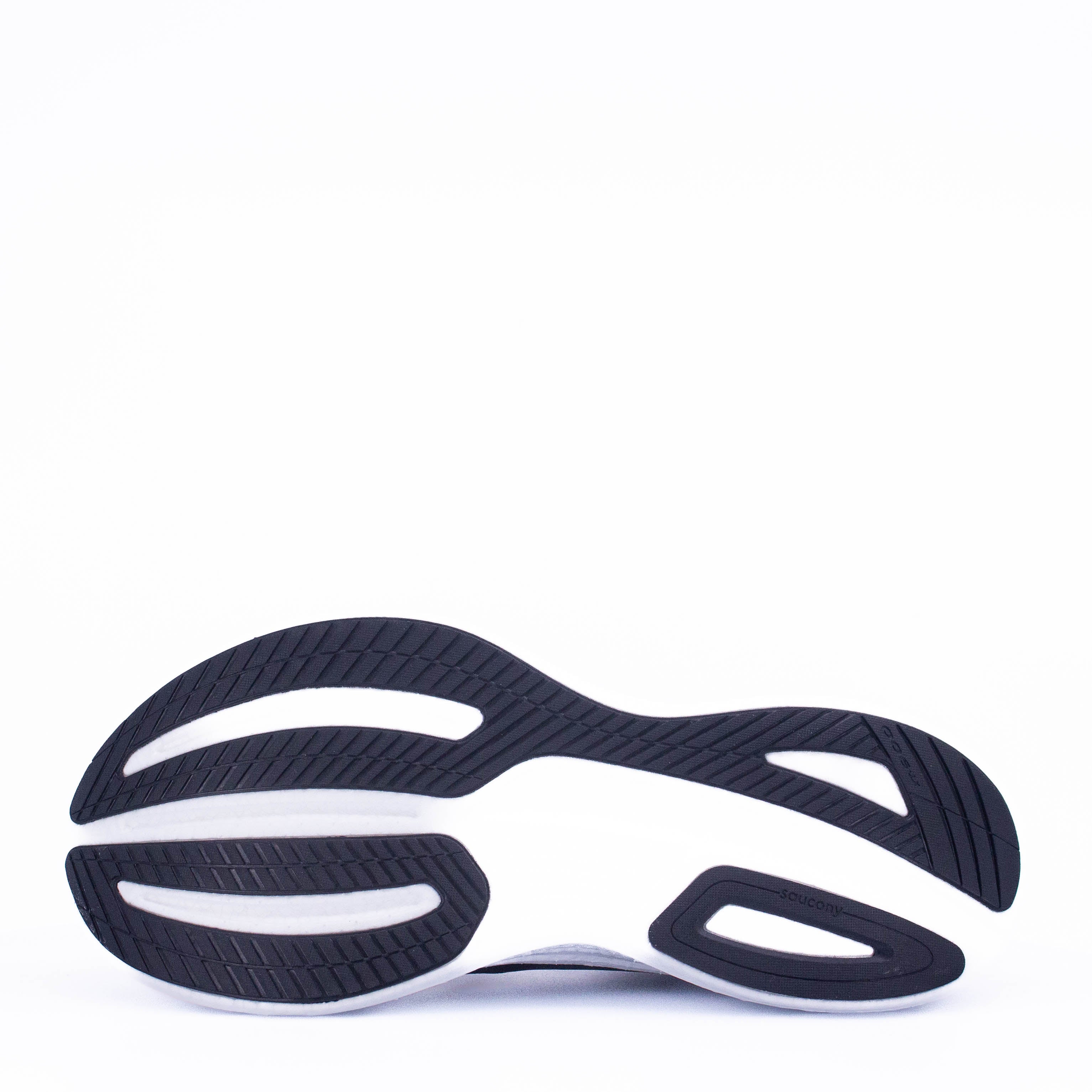 Saucony Ride 17 (D Wide) Womens Black/White - Frontrunner Colombo