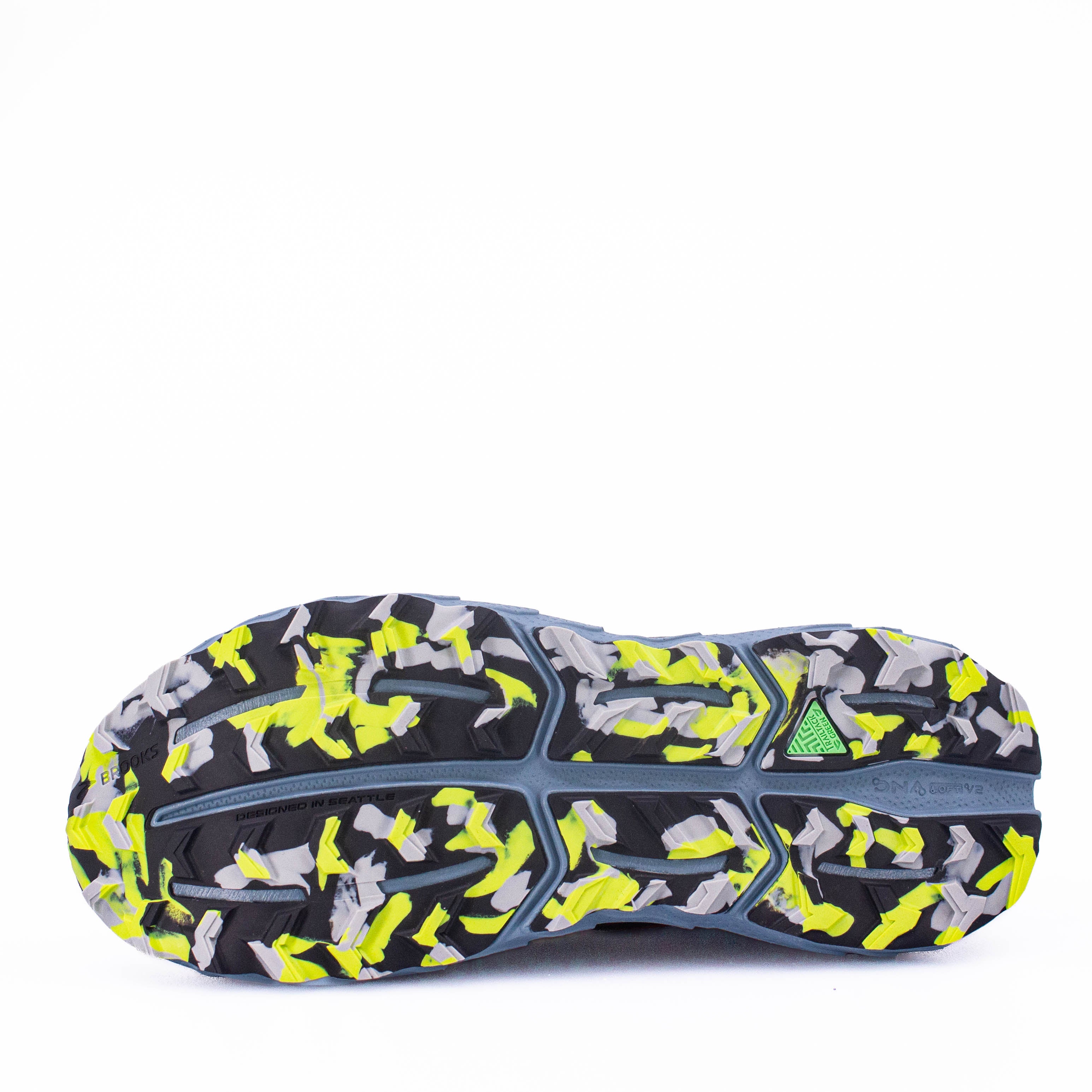 Brooks Cascadia 18 (2E Wide) Mens Citadel/ Ebony/ Lime - Frontrunner Colombo