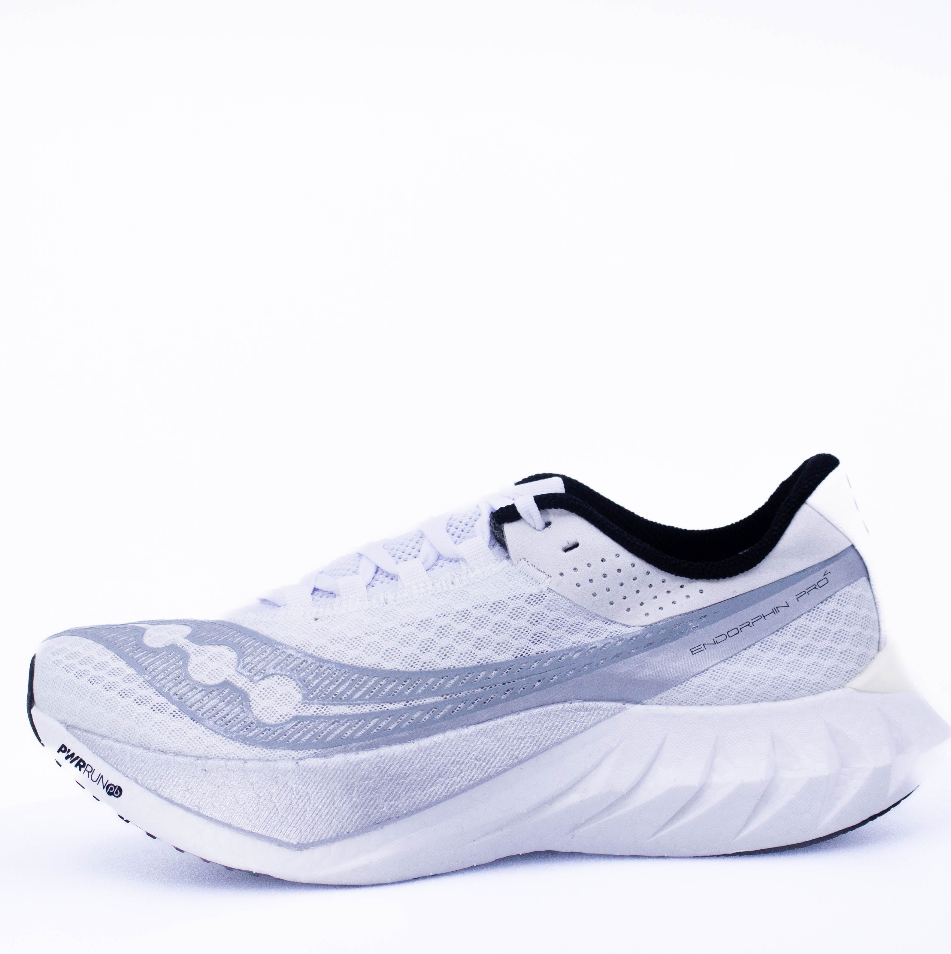 Saucony Endorphin Pro 4 (B Standard) Womens White/Silver - Frontrunner Colombo