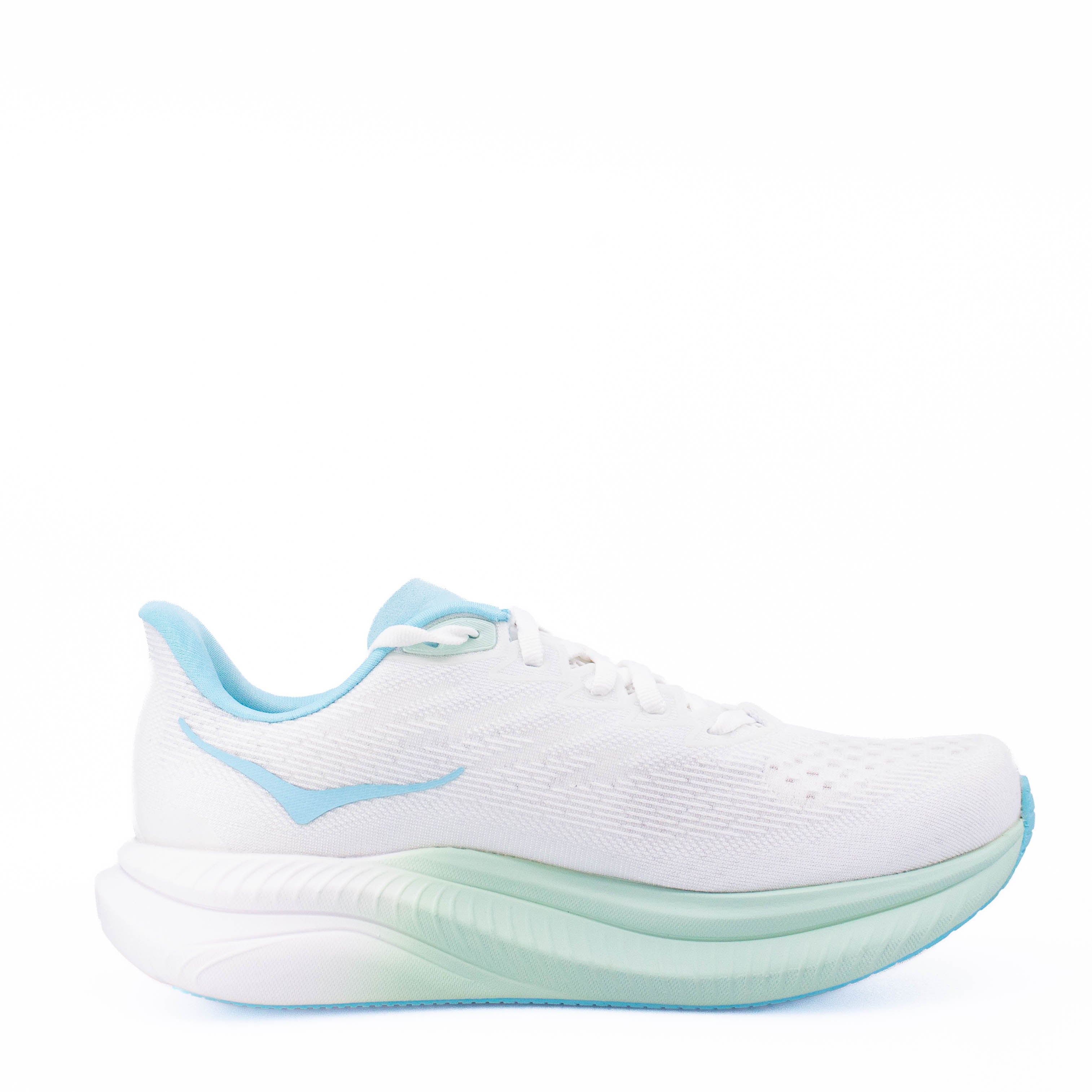 Hoka Mach 6 (D Wide) Womens Frost/Rose Gold - Frontrunner Colombo