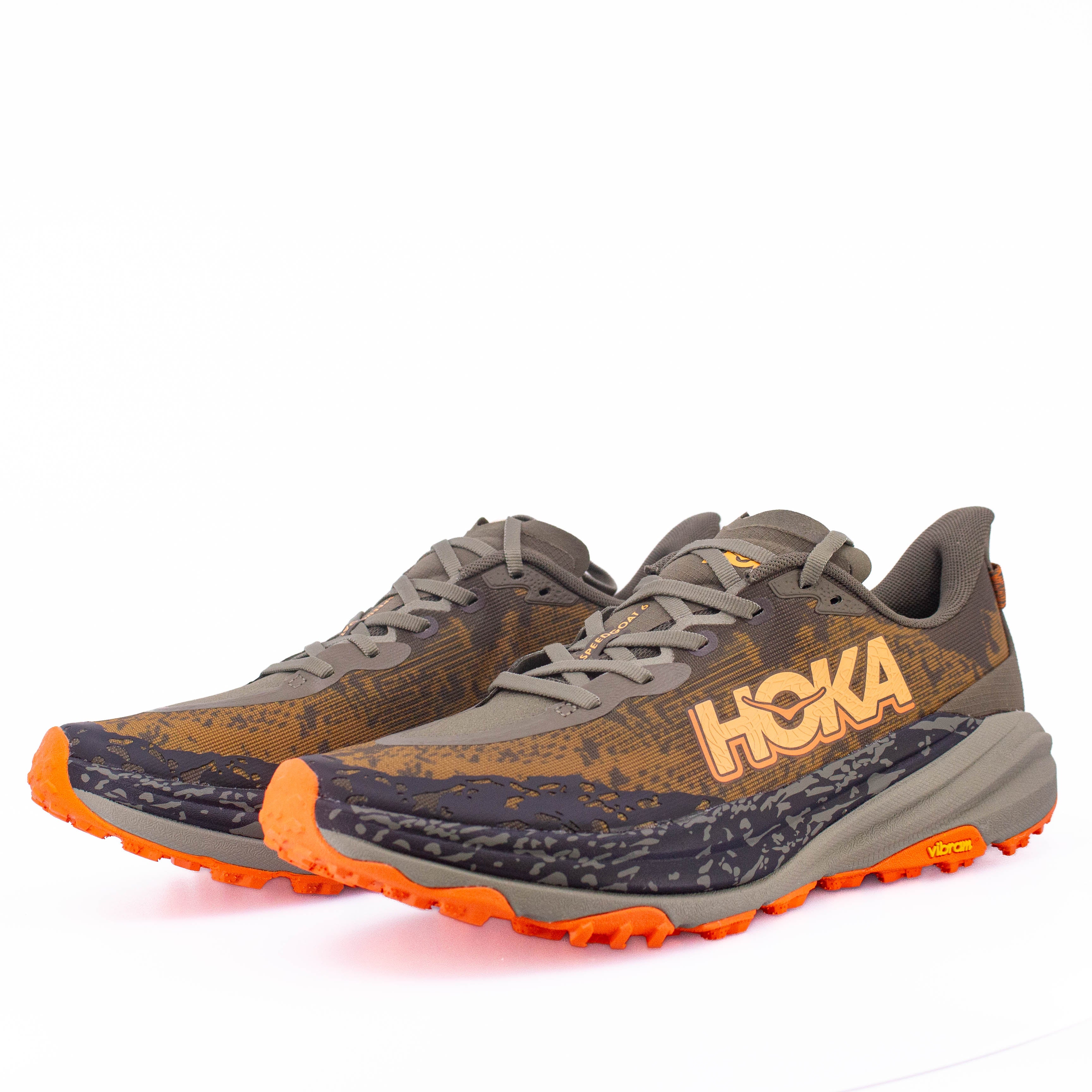 Hoka Speedgoat 6 (2E Wide) Mens Antique Olive/Squash - Frontrunner Colombo