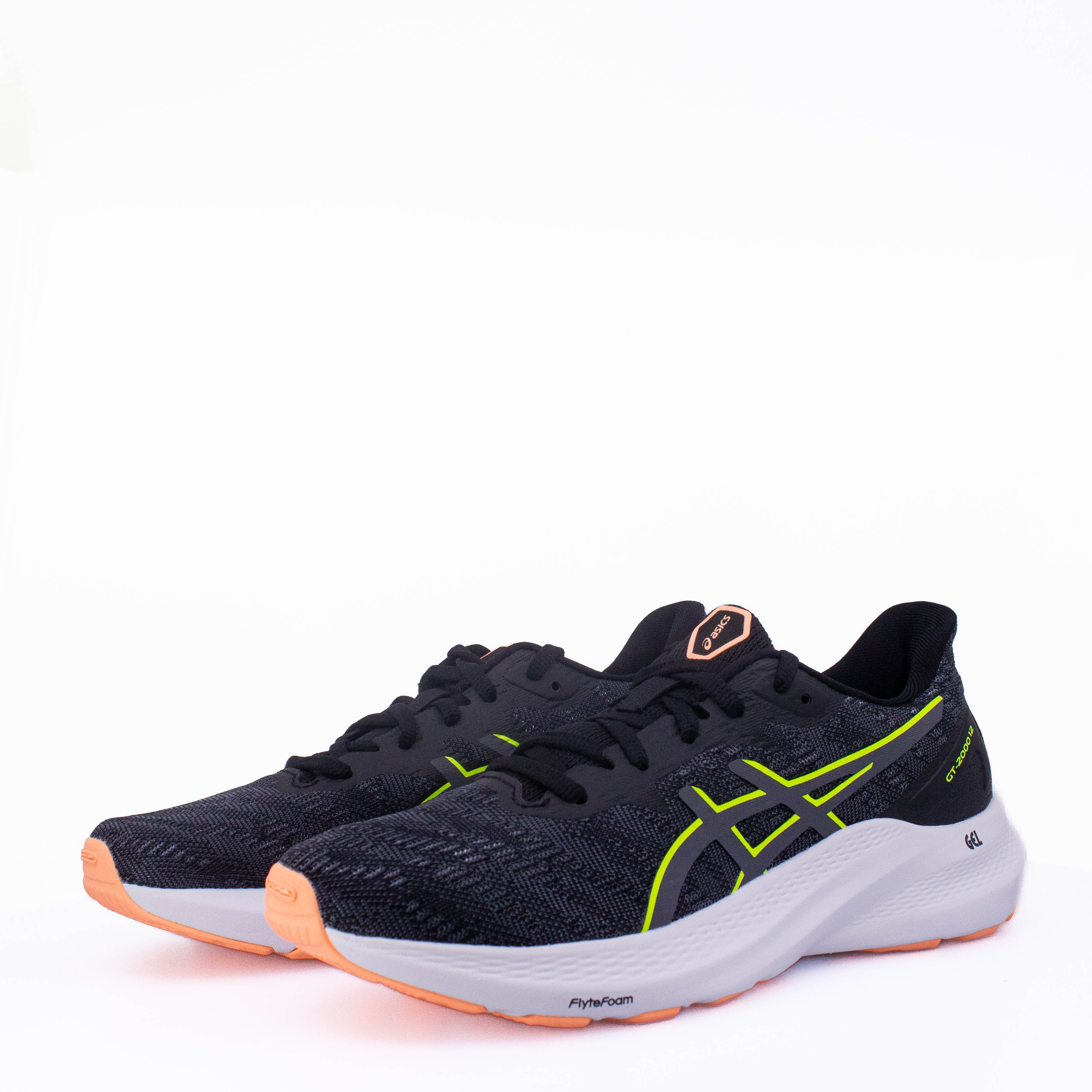 Asics GT-2000 12 GS (Kids) Black/Safety Yellow - Frontrunner Colombo