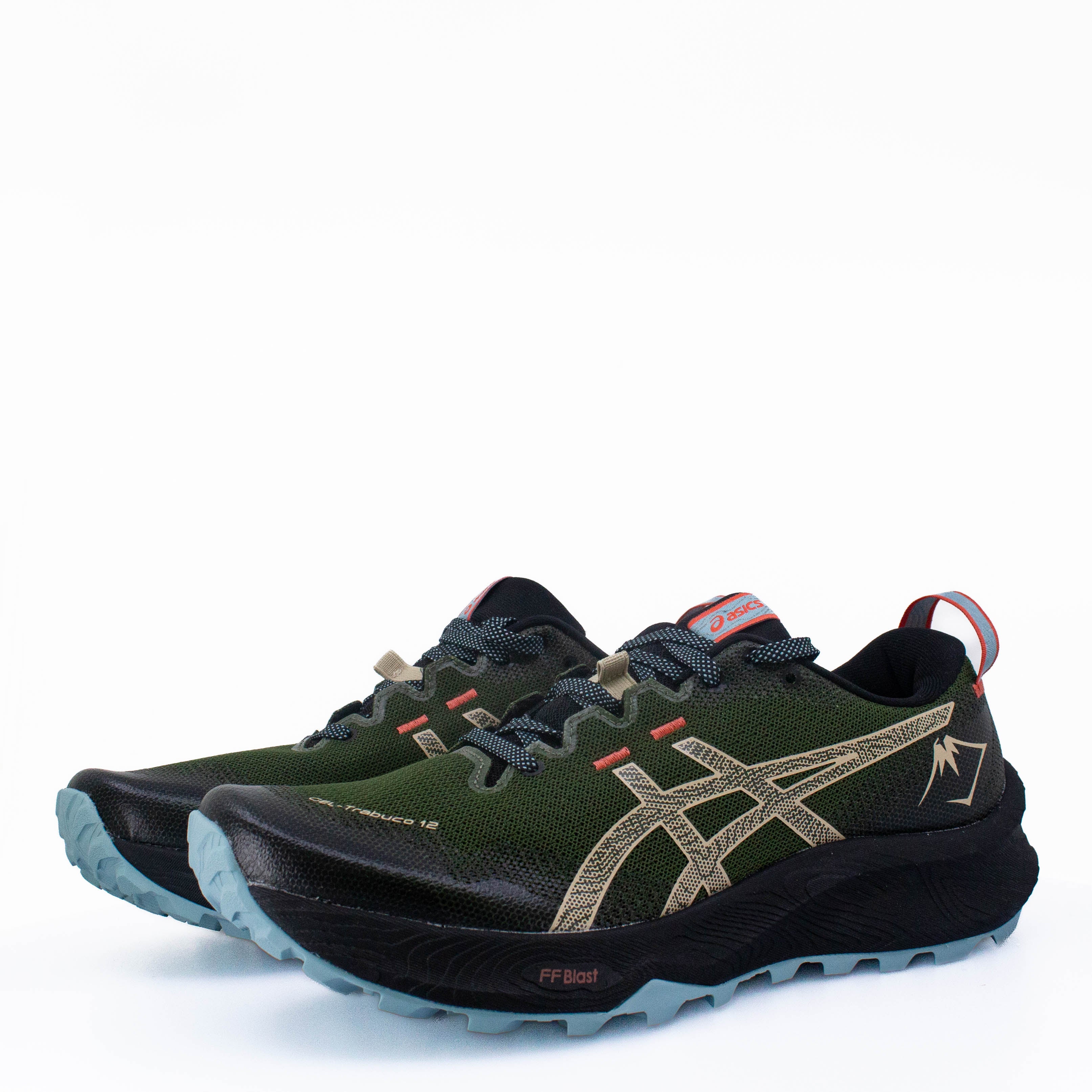 Asics Trabuco 12 (D Standard) Mens Smog Green/Feather Grey - Frontrunner Colombo