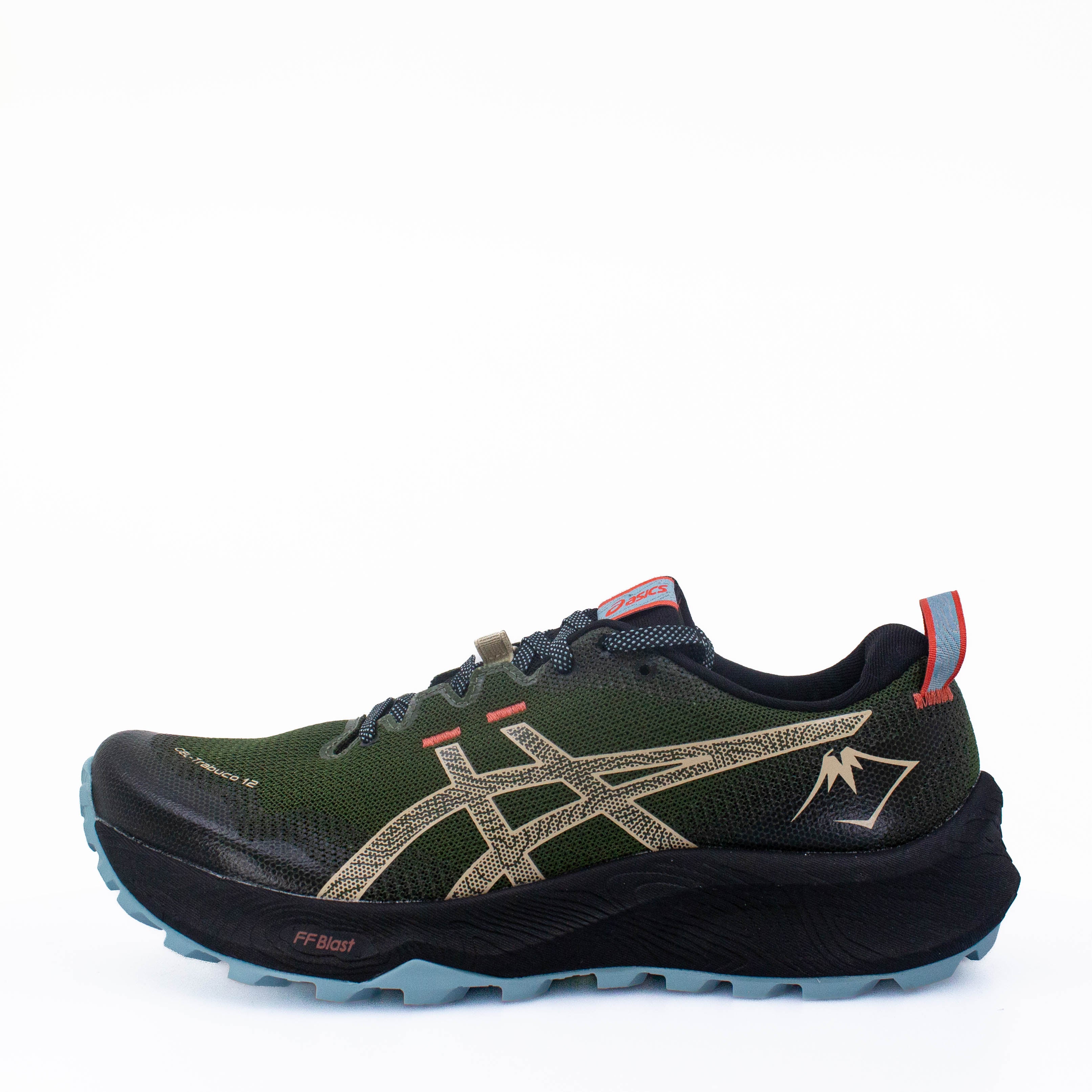 Asics Trabuco 12 (D Standard) Mens Smog Green/Feather Grey - Frontrunner Colombo