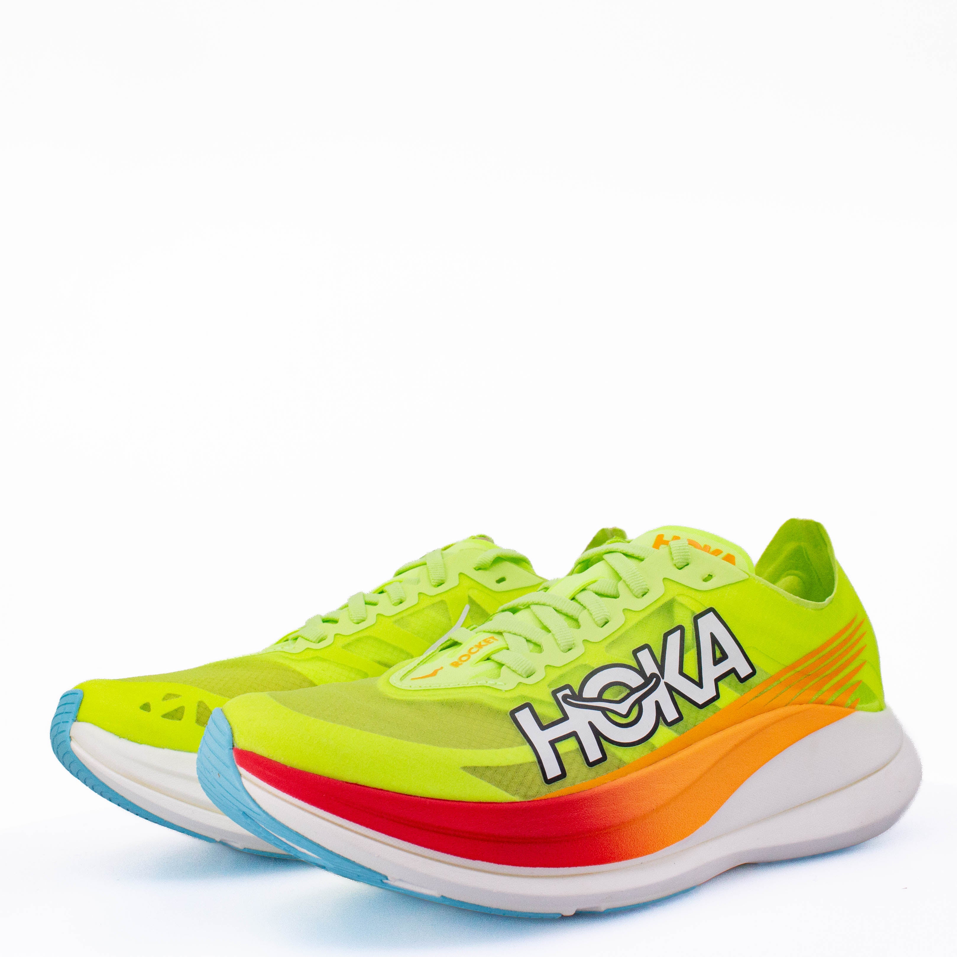 Hoka Rocket X2 (D Standard) Unisex Lettuce/Solar Flare - Frontrunner Colombo