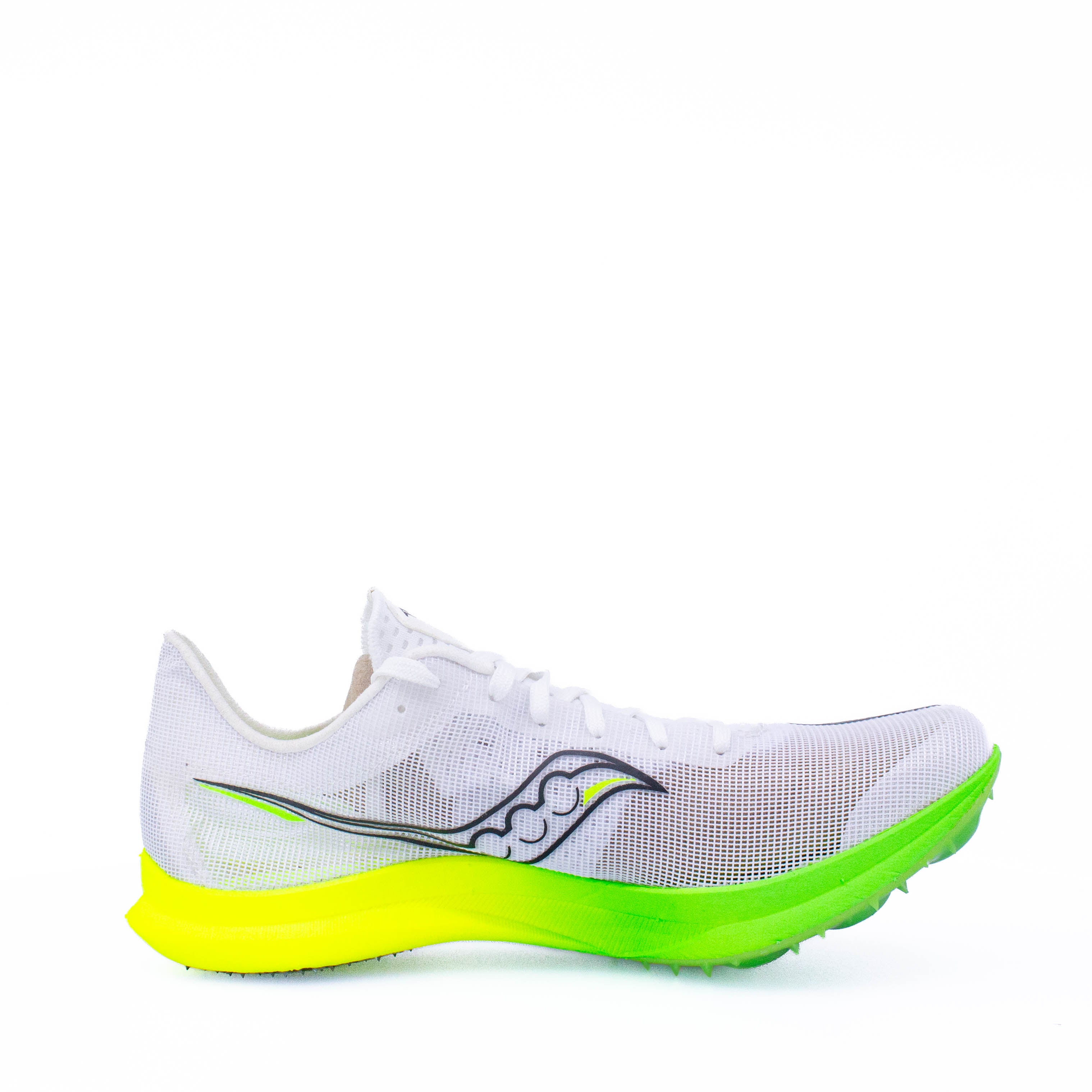 Saucony Endorphin Cheetah (B Standard) Womens White/Slime - Frontrunner Colombo