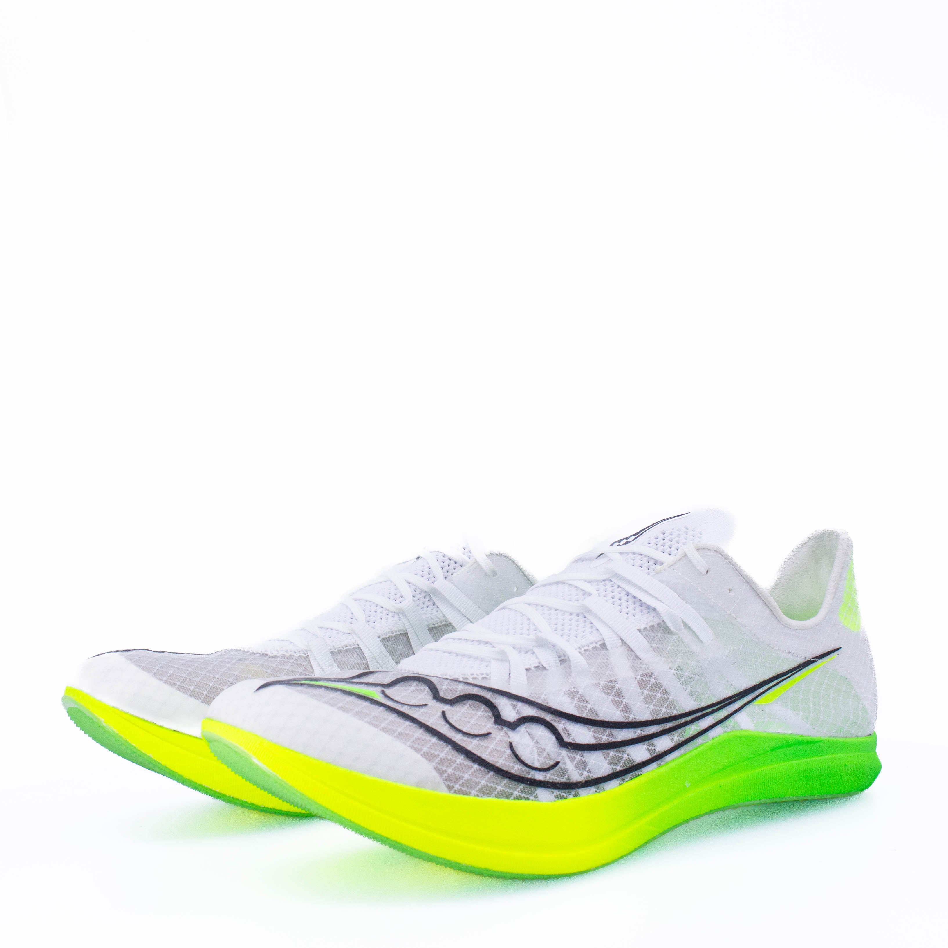 Saucony Terminal VT (D Standard) Mens White/Slime - Frontrunner Colombo