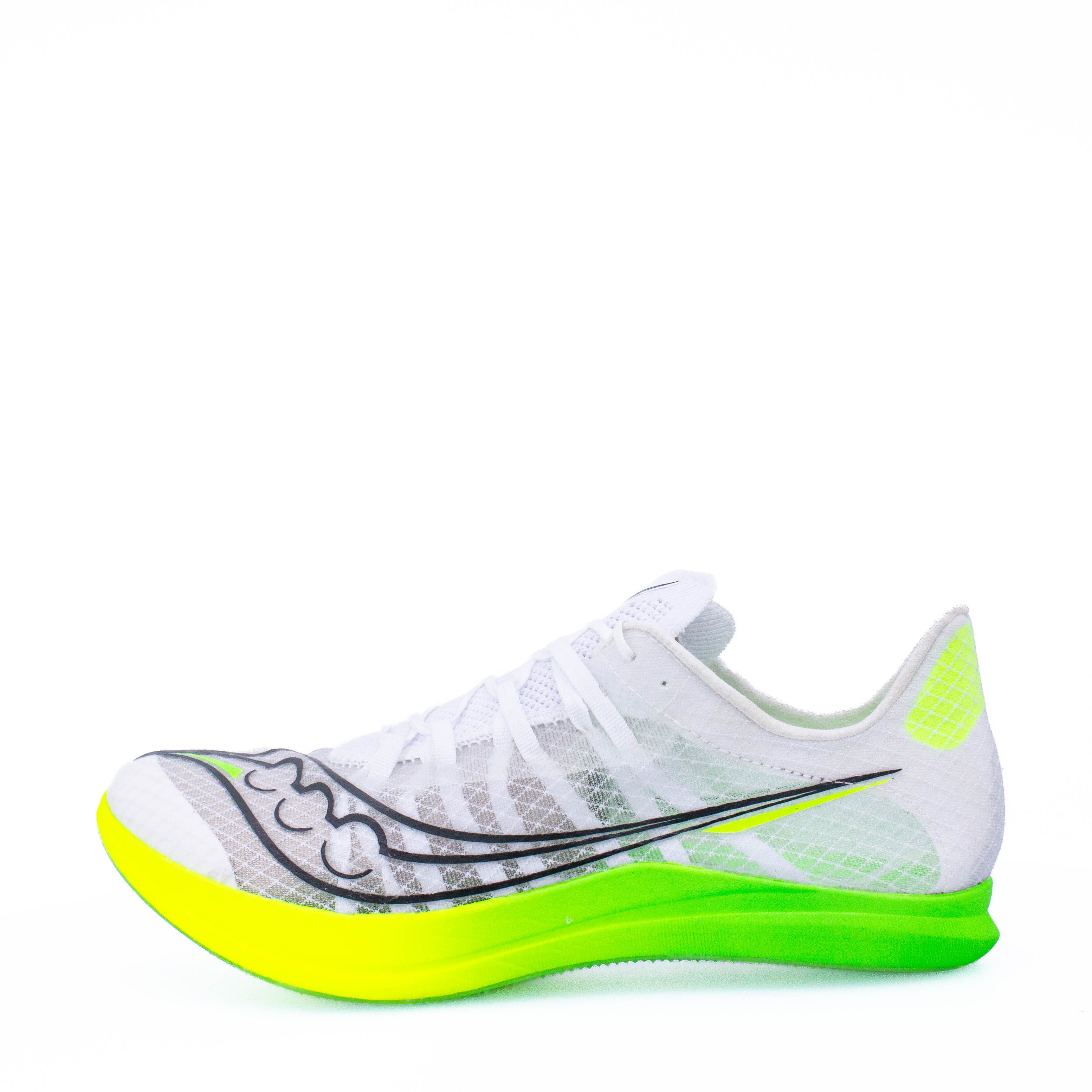 Saucony Terminal VT (B Standard) Womens White/Slime - Frontrunner Colombo