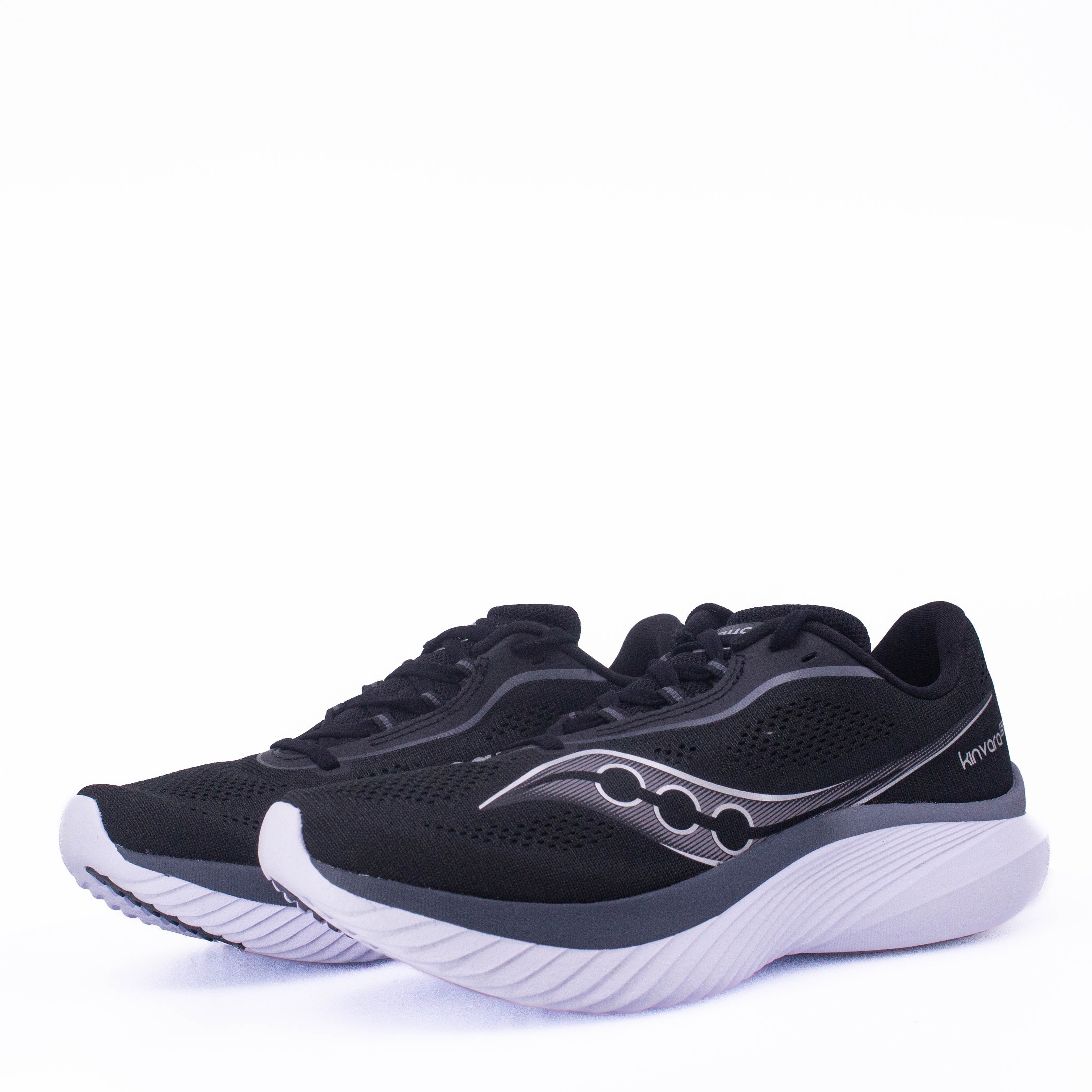 Saucony Kinvara 15 (B Standard) Womens Black/White - Frontrunner Colombo