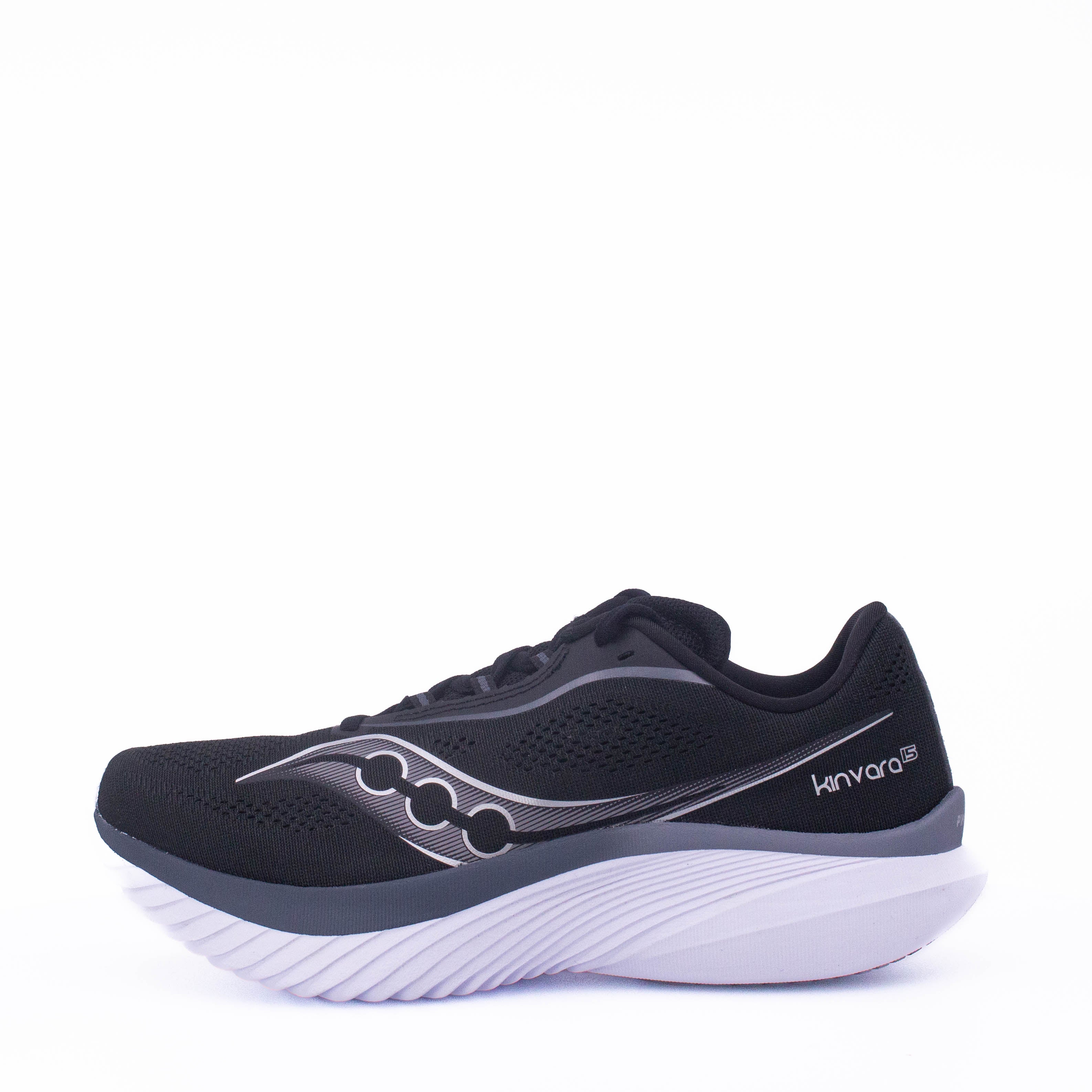 Saucony Kinvara 15 (B Standard) Womens Black/White - Frontrunner Colombo