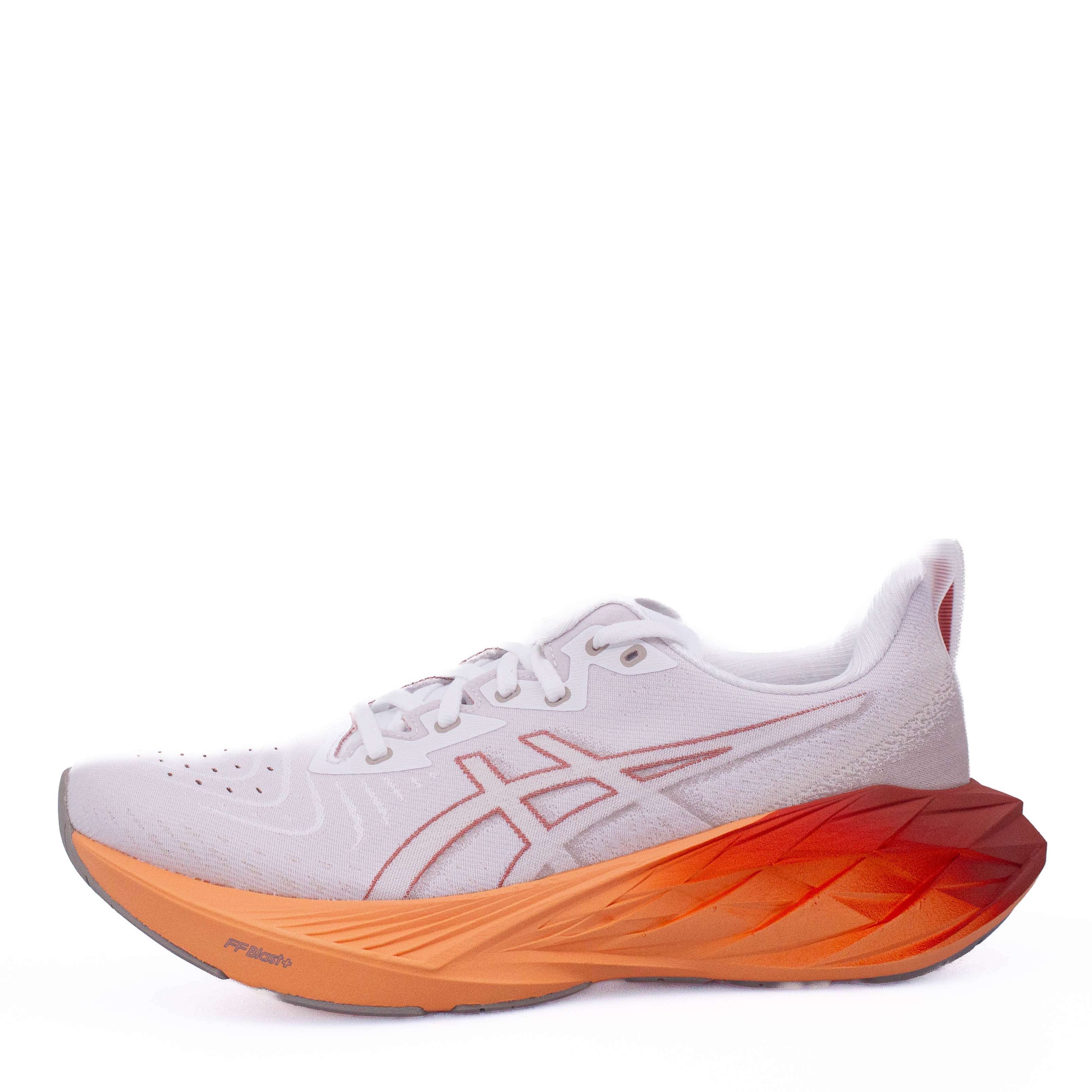 Asics Novablast 4 (D Standard) Mens White/Moonrock - Frontrunner Colombo