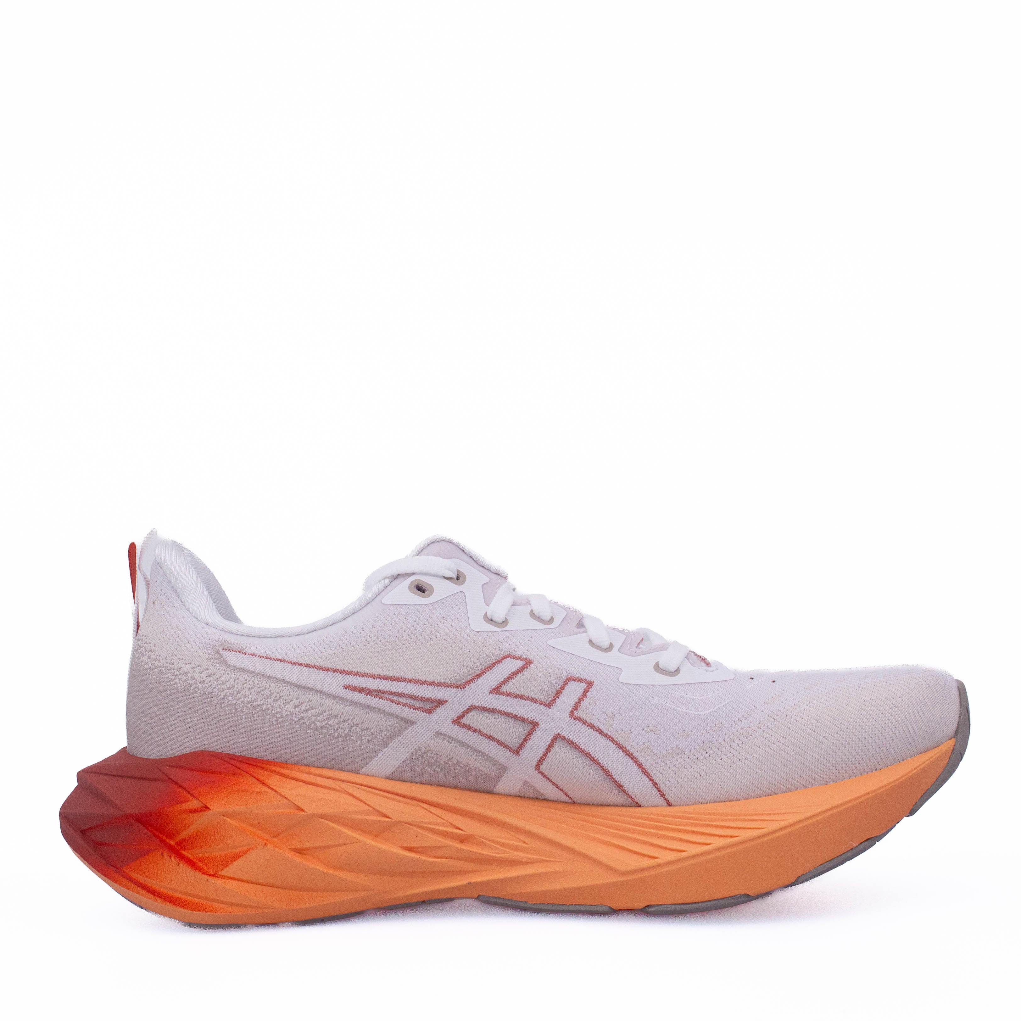 Asics Novablast 4 (D Standard) Mens White/Moonrock - Frontrunner Colombo