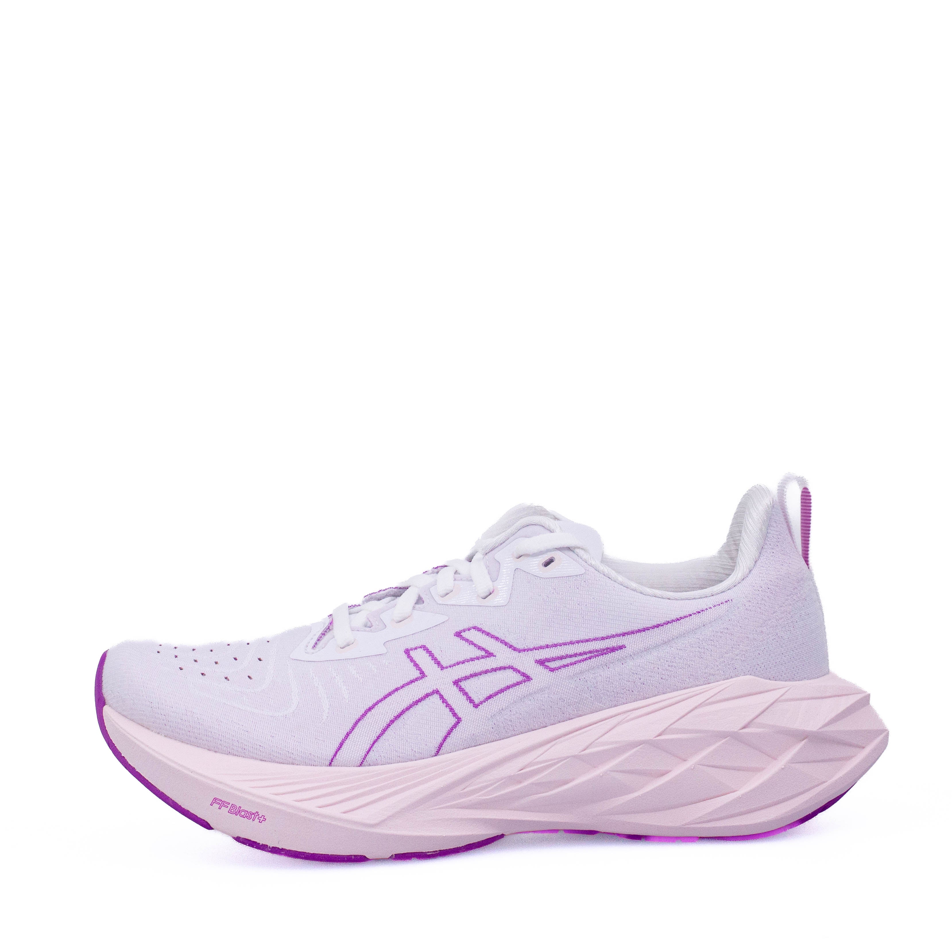 Asics Novablast 4 (B Standard) Womens White/Soothing Sea - Frontrunner Colombo