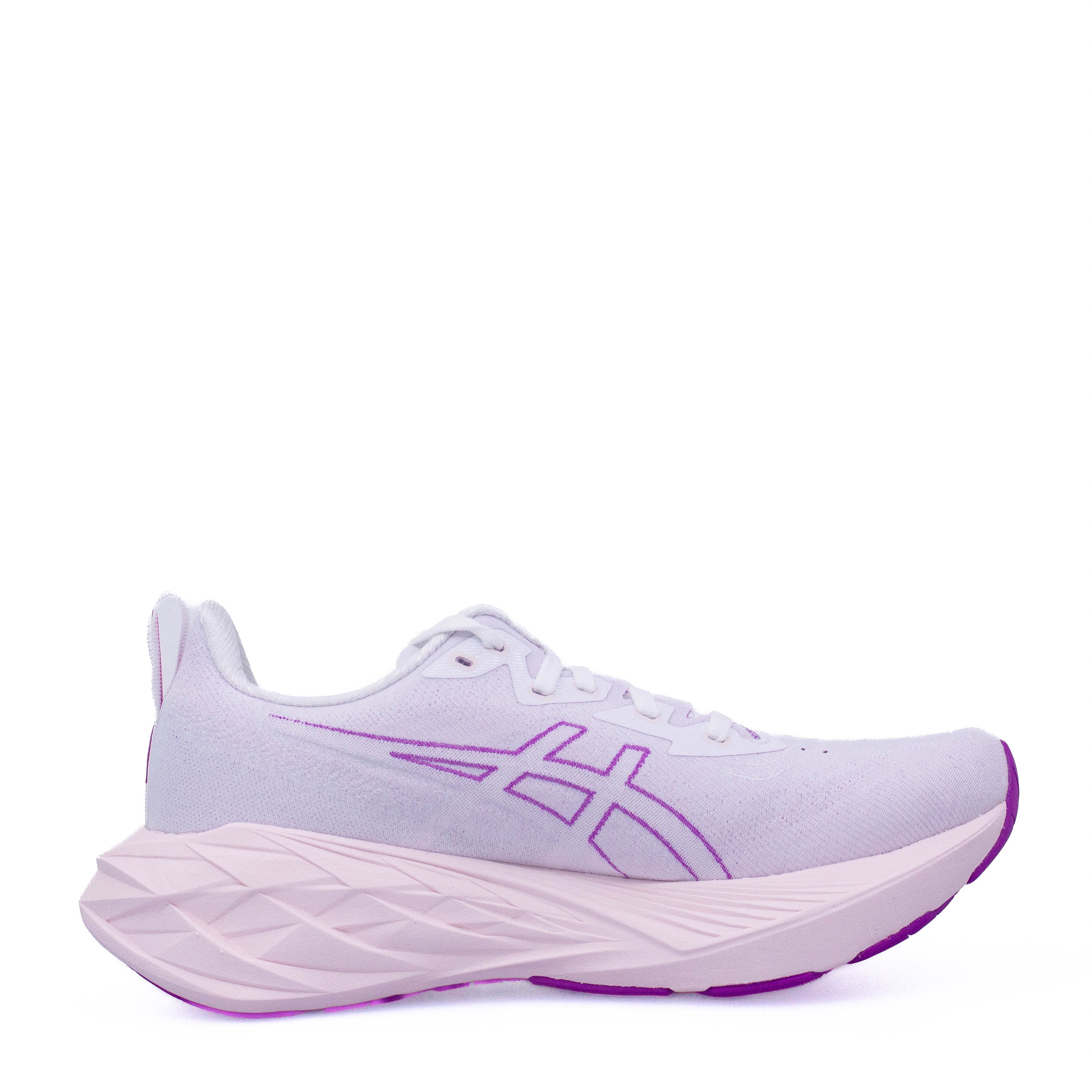 Asics Novablast 4 (B Standard) Womens White/Soothing Sea - Frontrunner Colombo