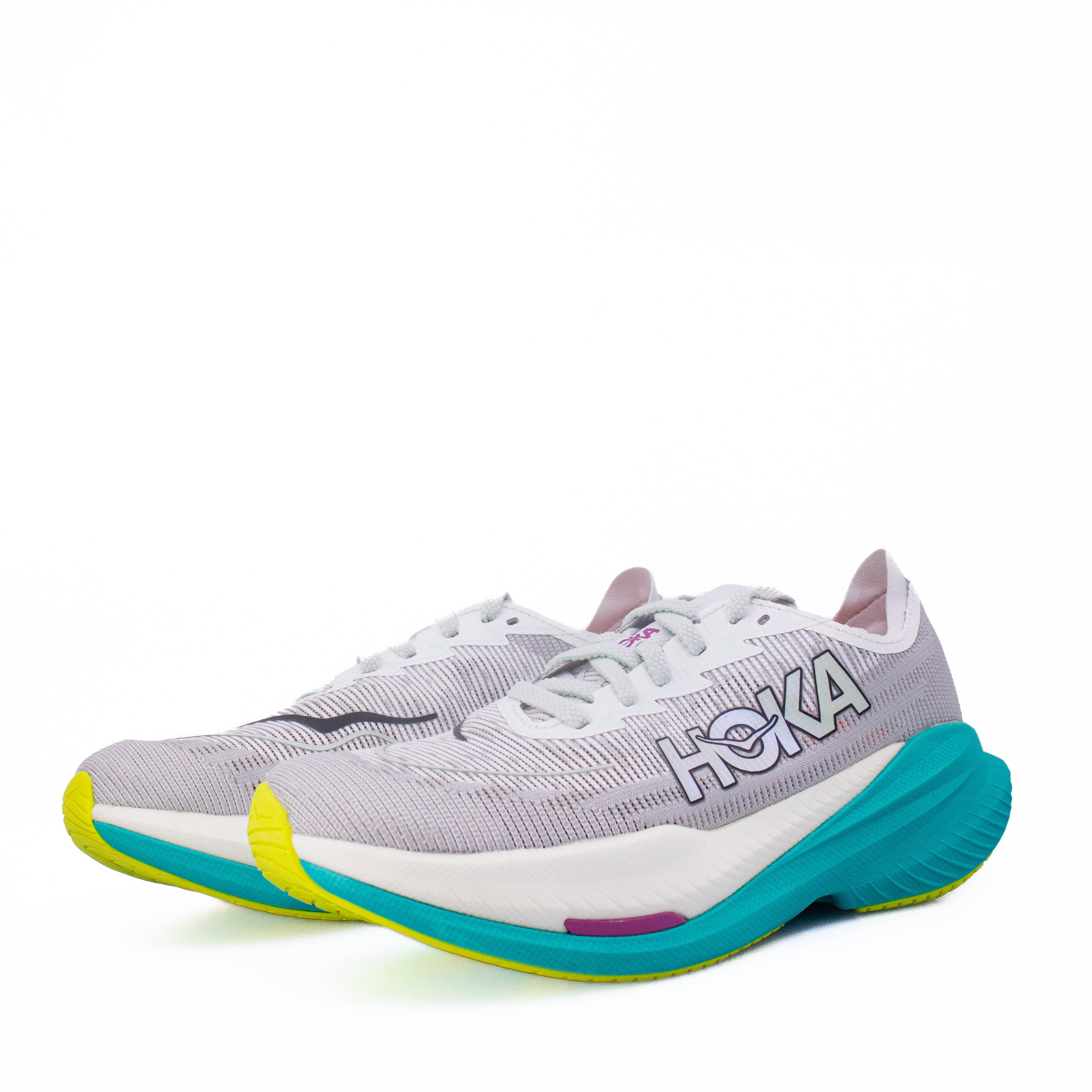 Hoka Mach X 2 (B Standard) Womens Frost/Electric Aqua - Frontrunner Colombo