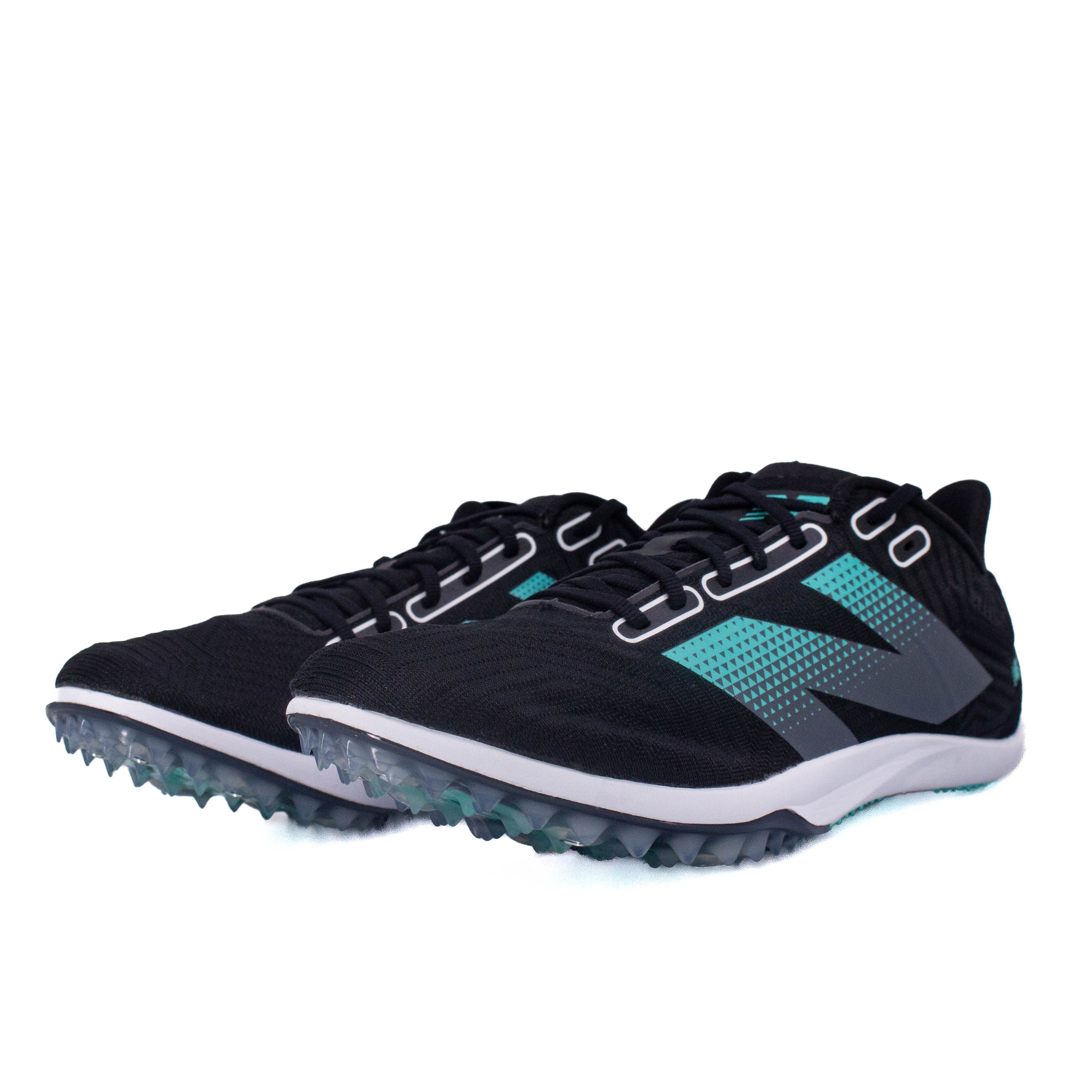 New Balance FuelCell MD500v9 (D Standard) Mens Black/Aqua - Frontrunner Colombo