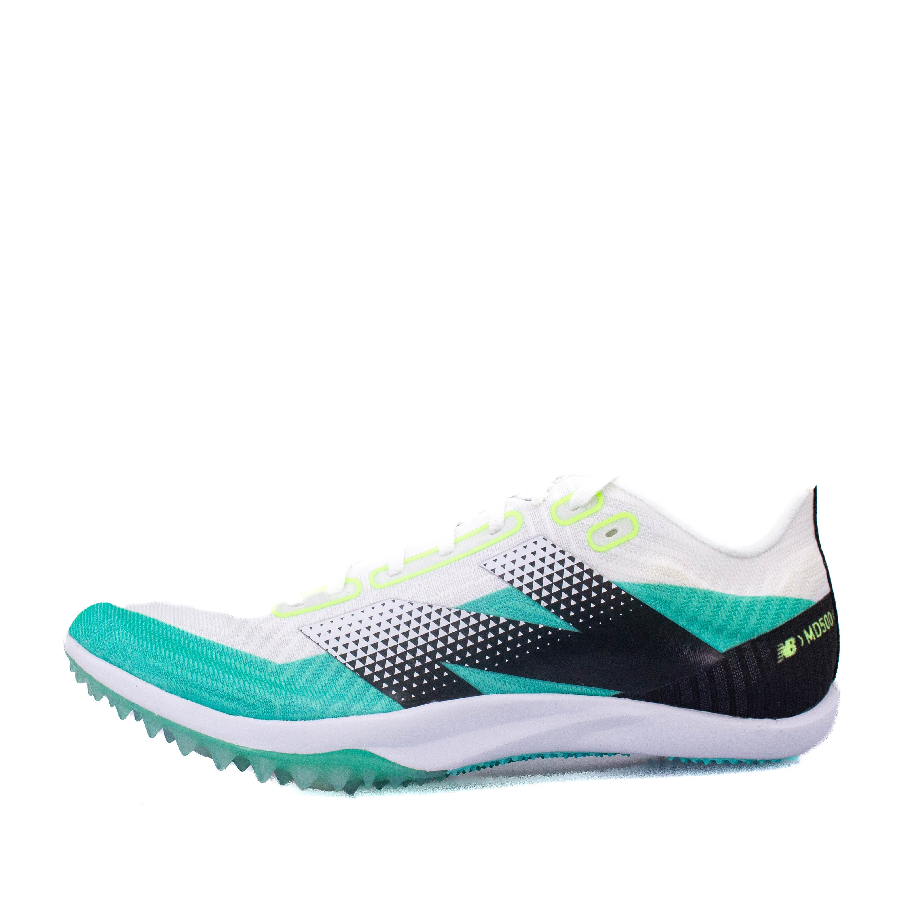 New Balance FuelCell MD500v9 (B Standard) Womens Cyber Jade/White/Black - Frontrunner Colombo