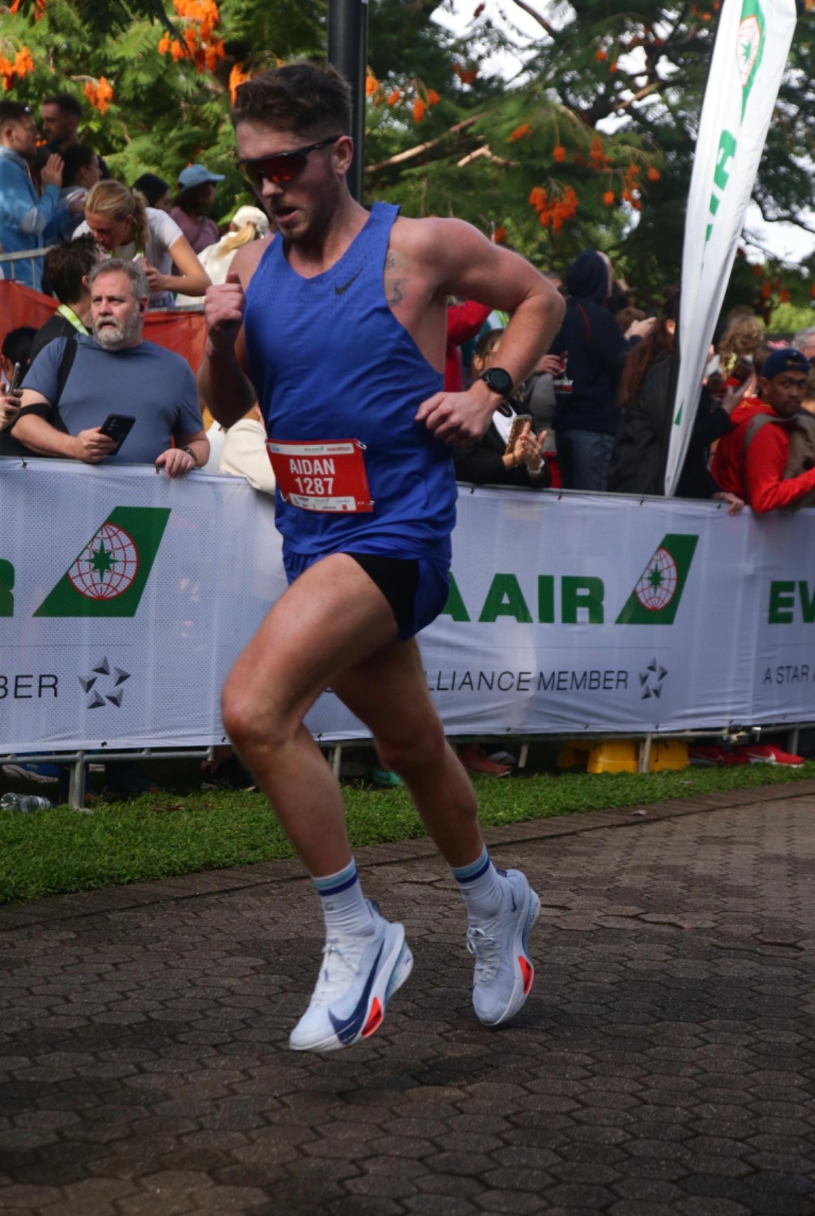 SHYU Racing Half Crew - Ice/Blue/Azure - Frontrunner Colombo