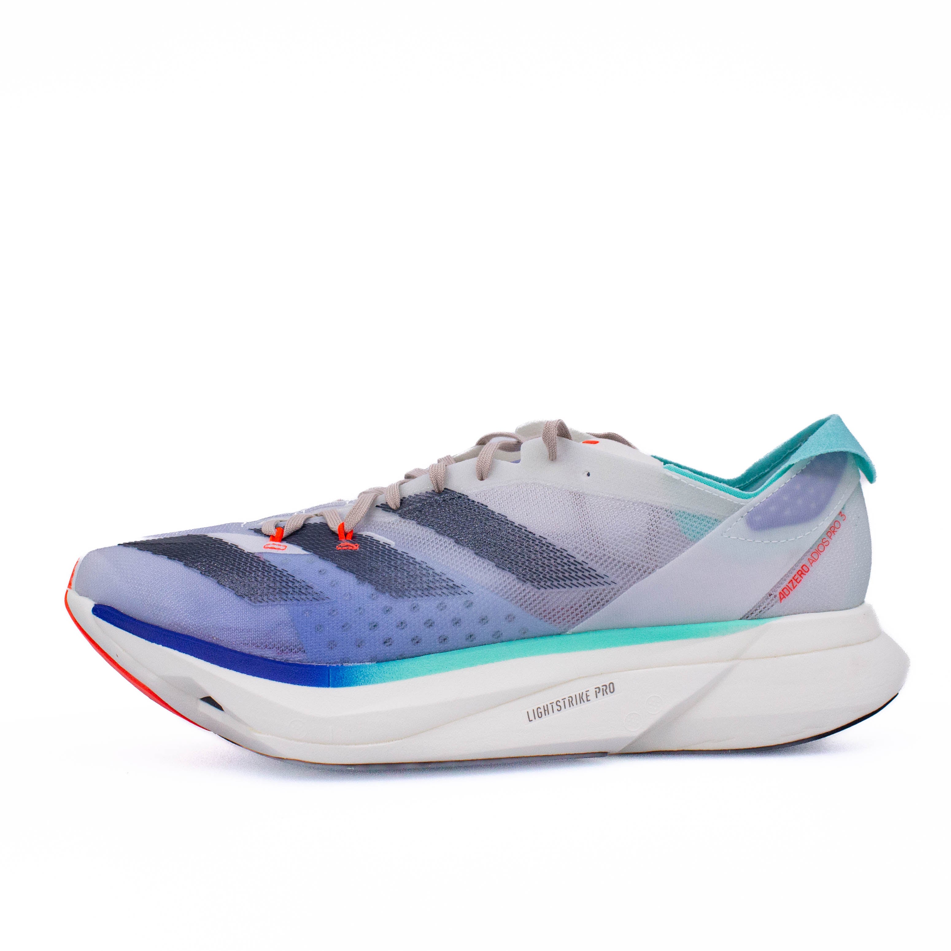 Adidas Adios Pro 3 (D Standard) Mens Off White / Aurora Ink / Flash Aqua - Frontrunner Colombo