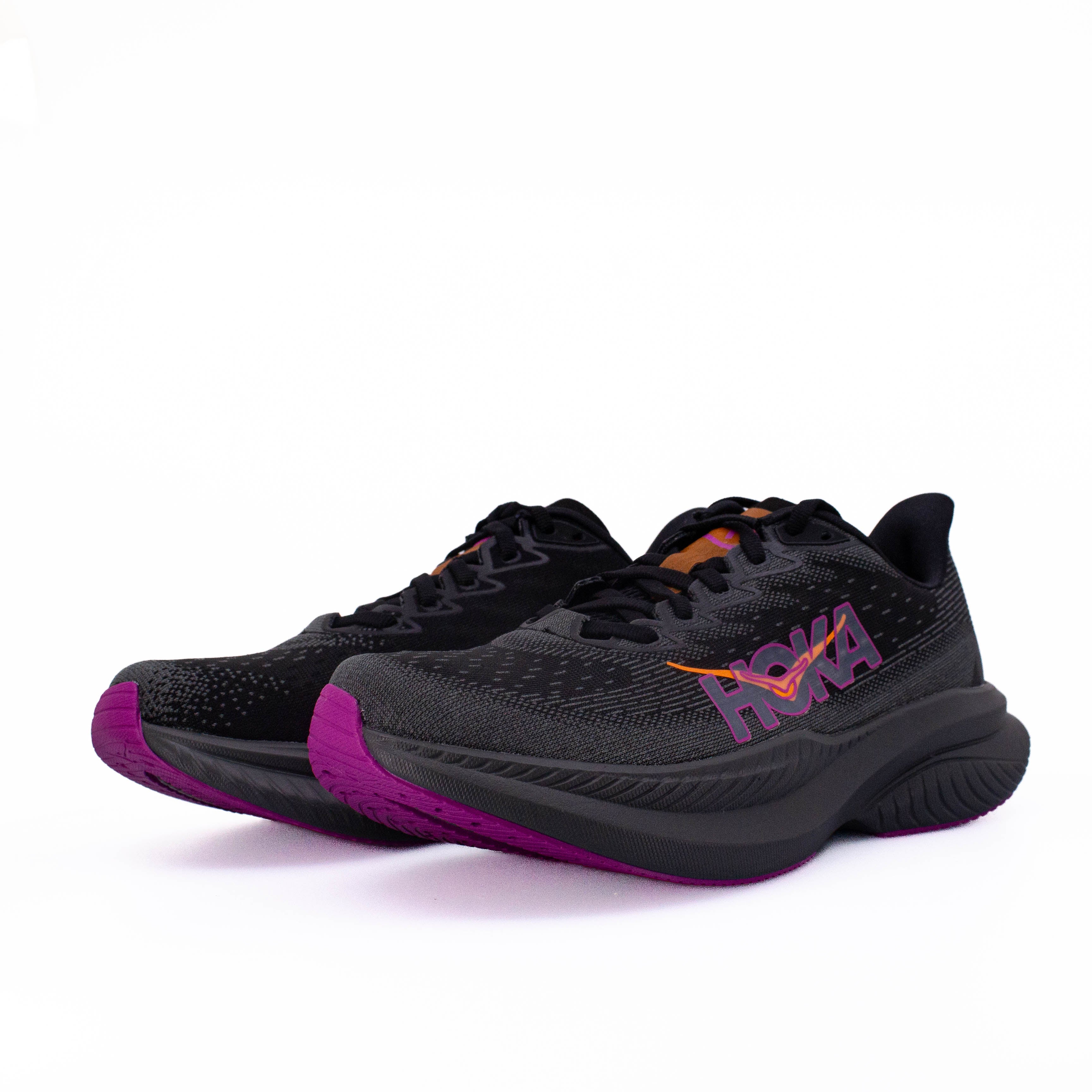 Hoka Mach 6 (B Standard) Womens Black Fuschia - Frontrunner Colombo