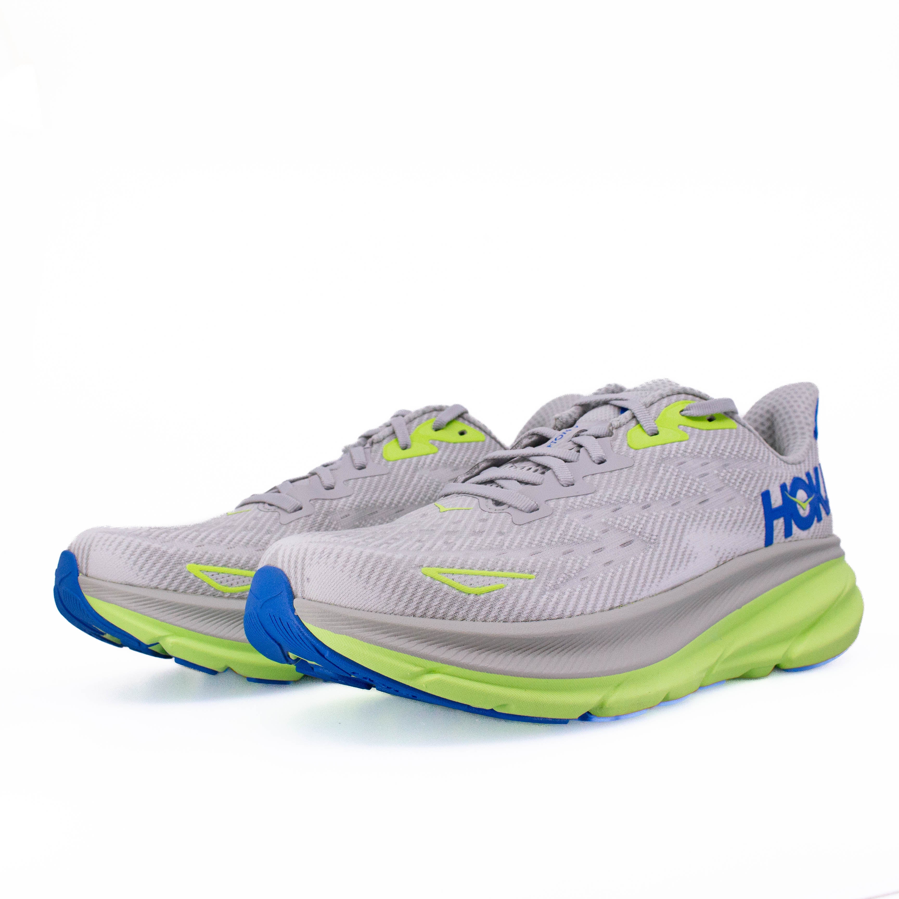 Hoka Clifton 9 (D Standard) Mens Stardust/Electric Cobalt - Frontrunner Colombo