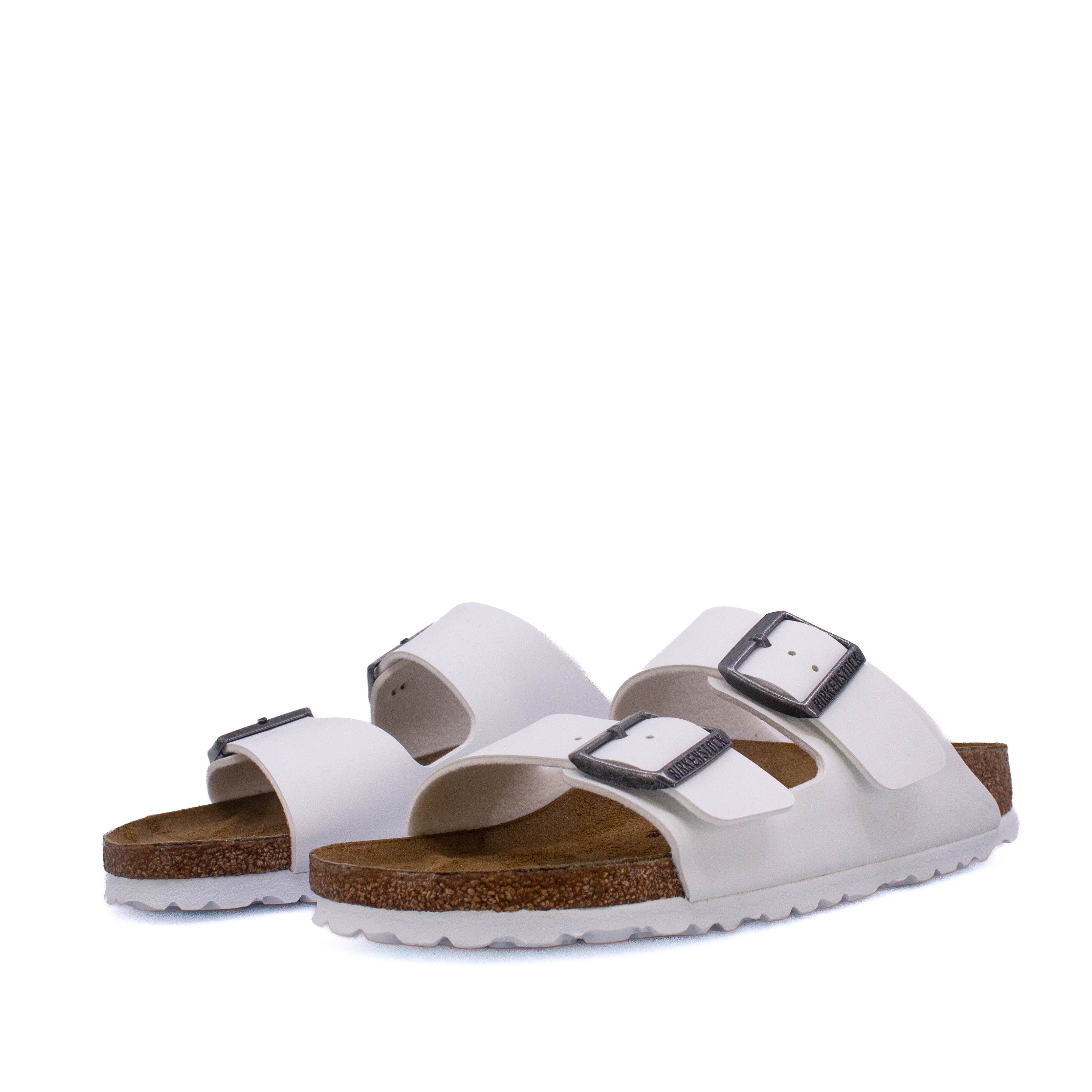 Birkenstock Arizona Birko-Flor (Narrow) White - Frontrunner Colombo
