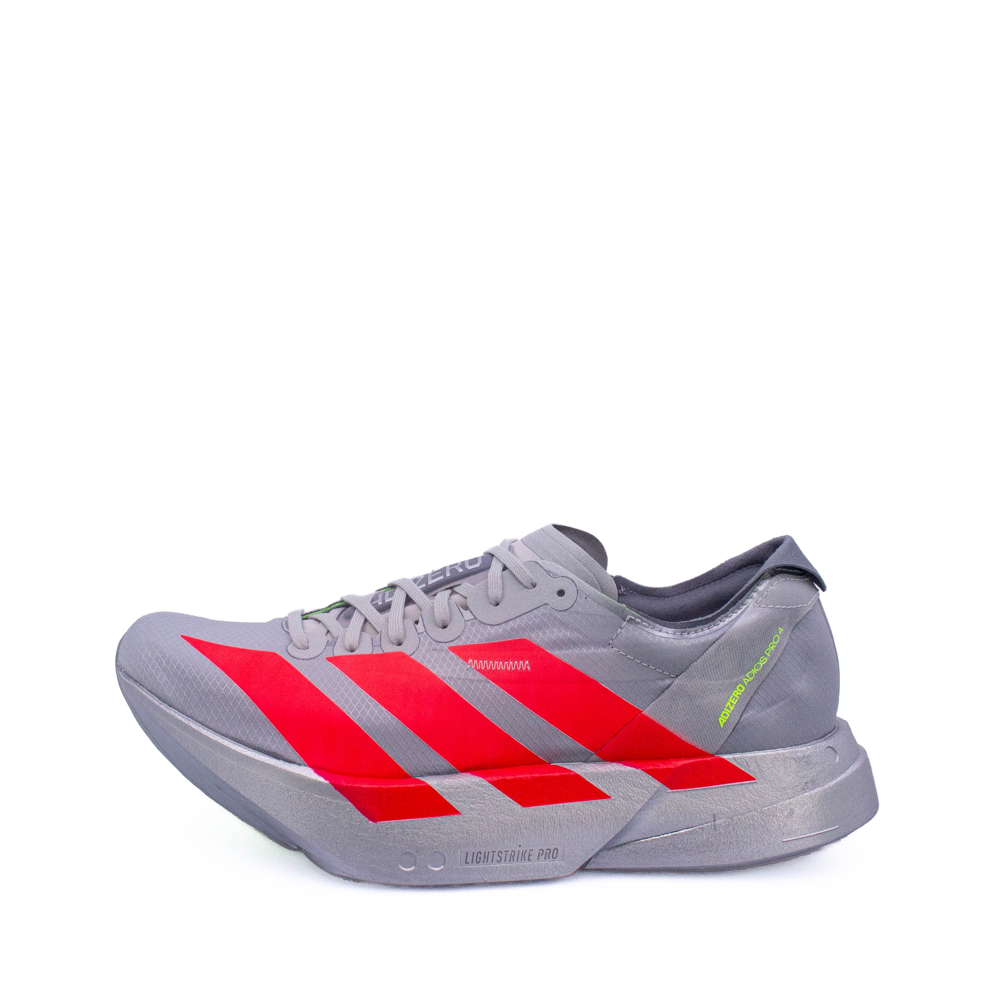 Adidas Adizero Adios Pro 4 (D Standard) Mens Silver/Red/Grey - Frontrunner Colombo