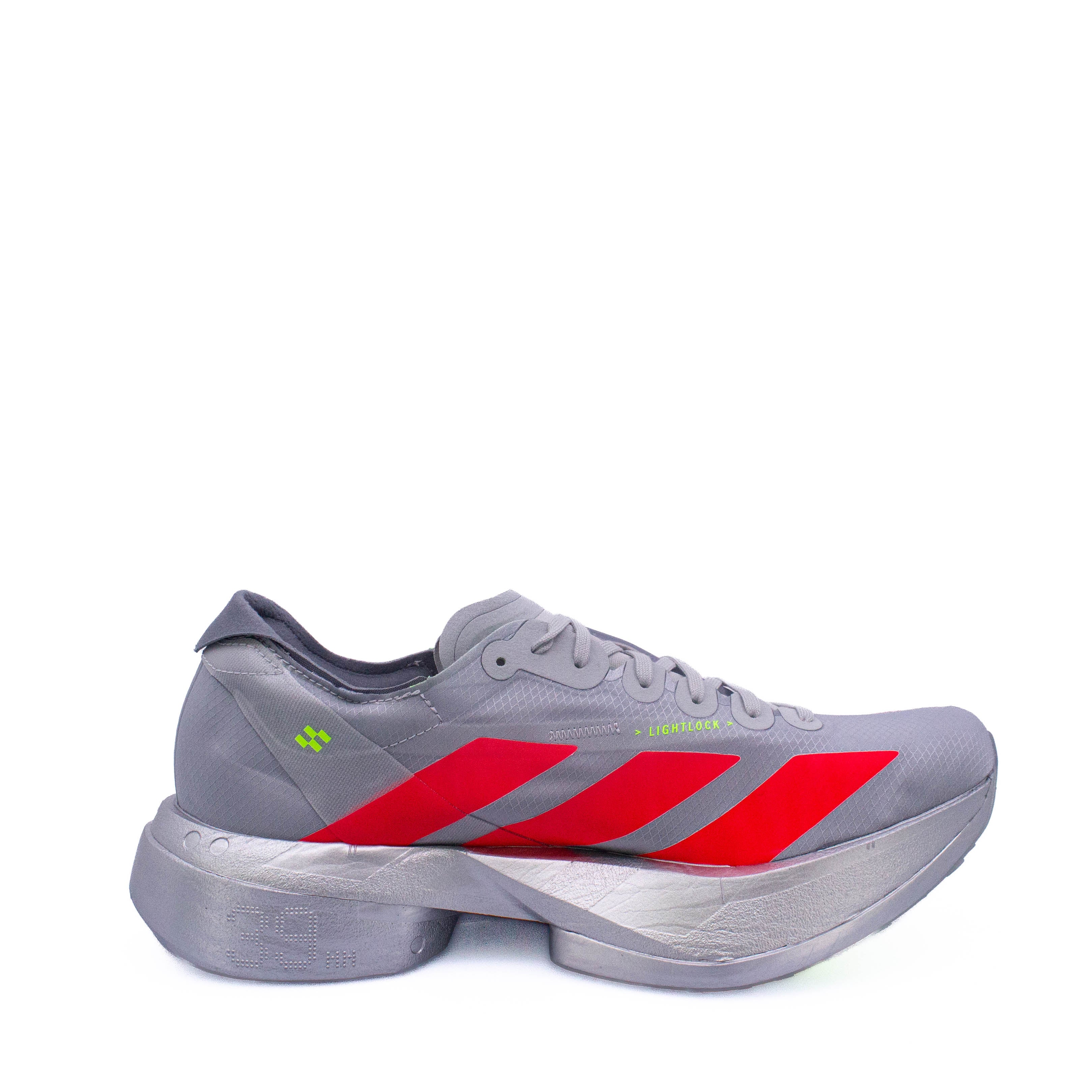 Adidas Adizero Adios Pro 4 (D Standard) Mens Silver/Red/Grey - Frontrunner Colombo