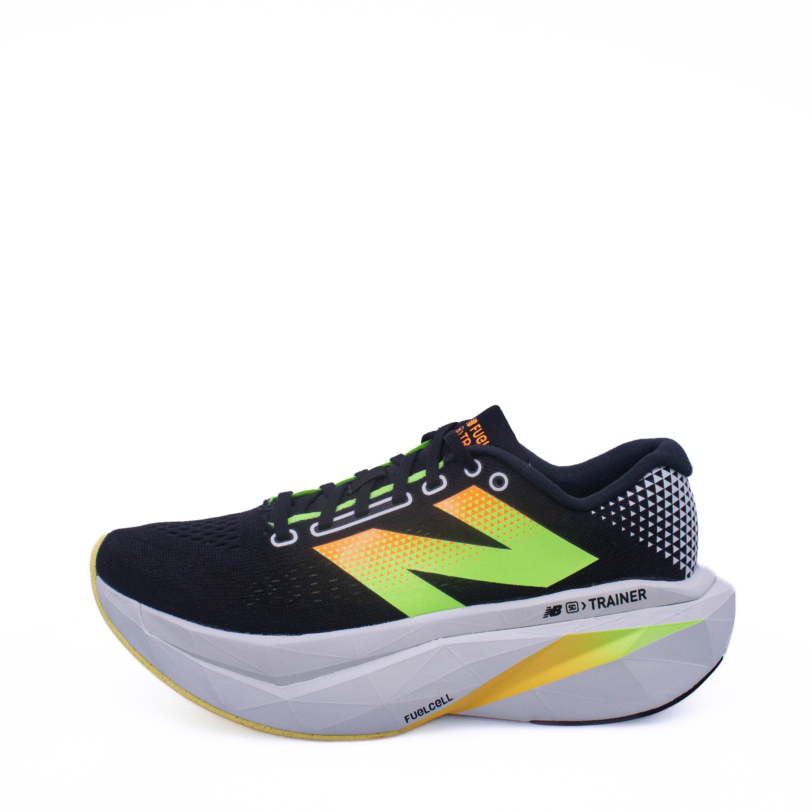 New Balance Supercomp Trainer V3 (D Standard) Mens Black with Phantom and Bleached Lime Glo - Frontrunner Colombo