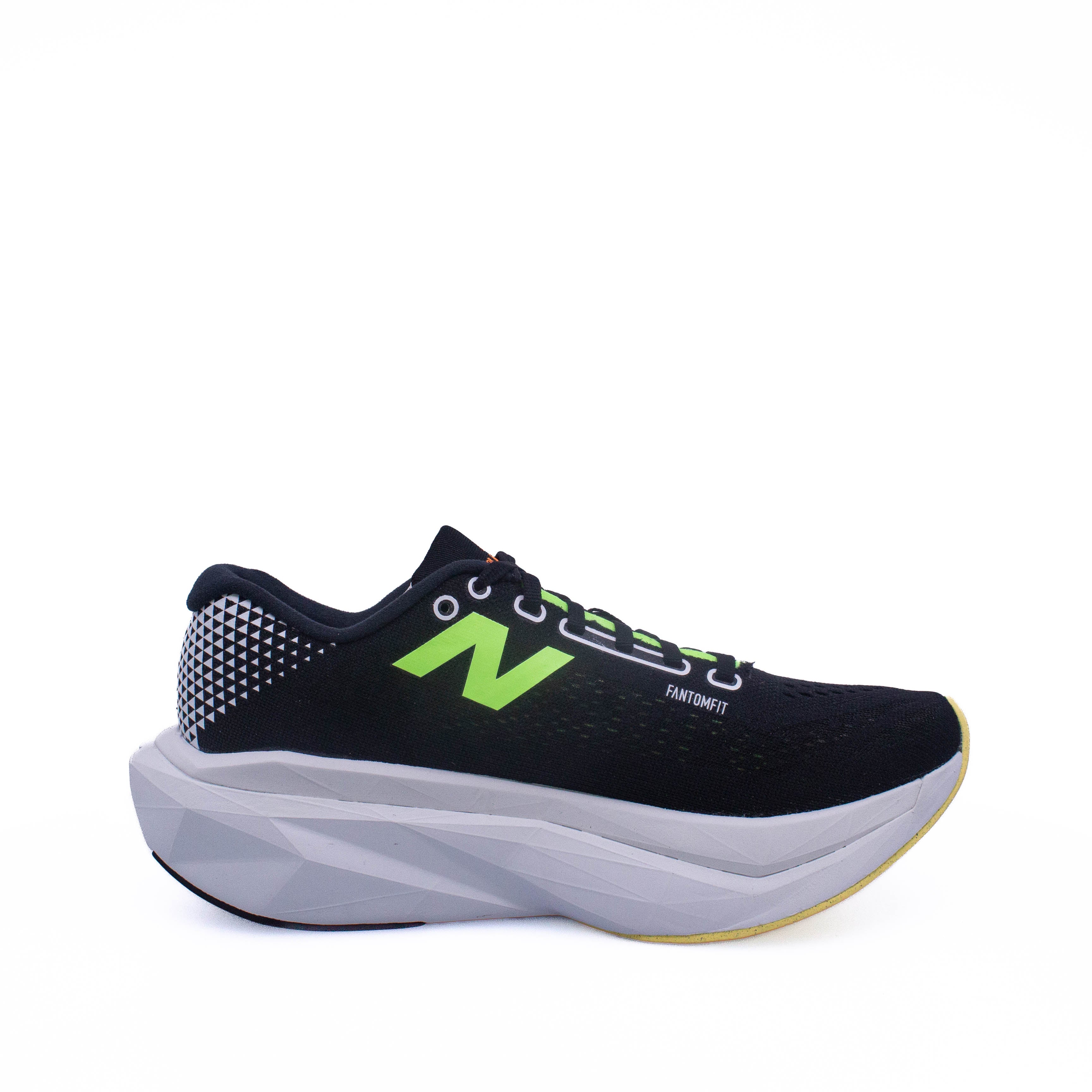 New Balance Supercomp Trainer V3 (D Standard) Mens Black with Phantom and Bleached Lime Glo - Frontrunner Colombo