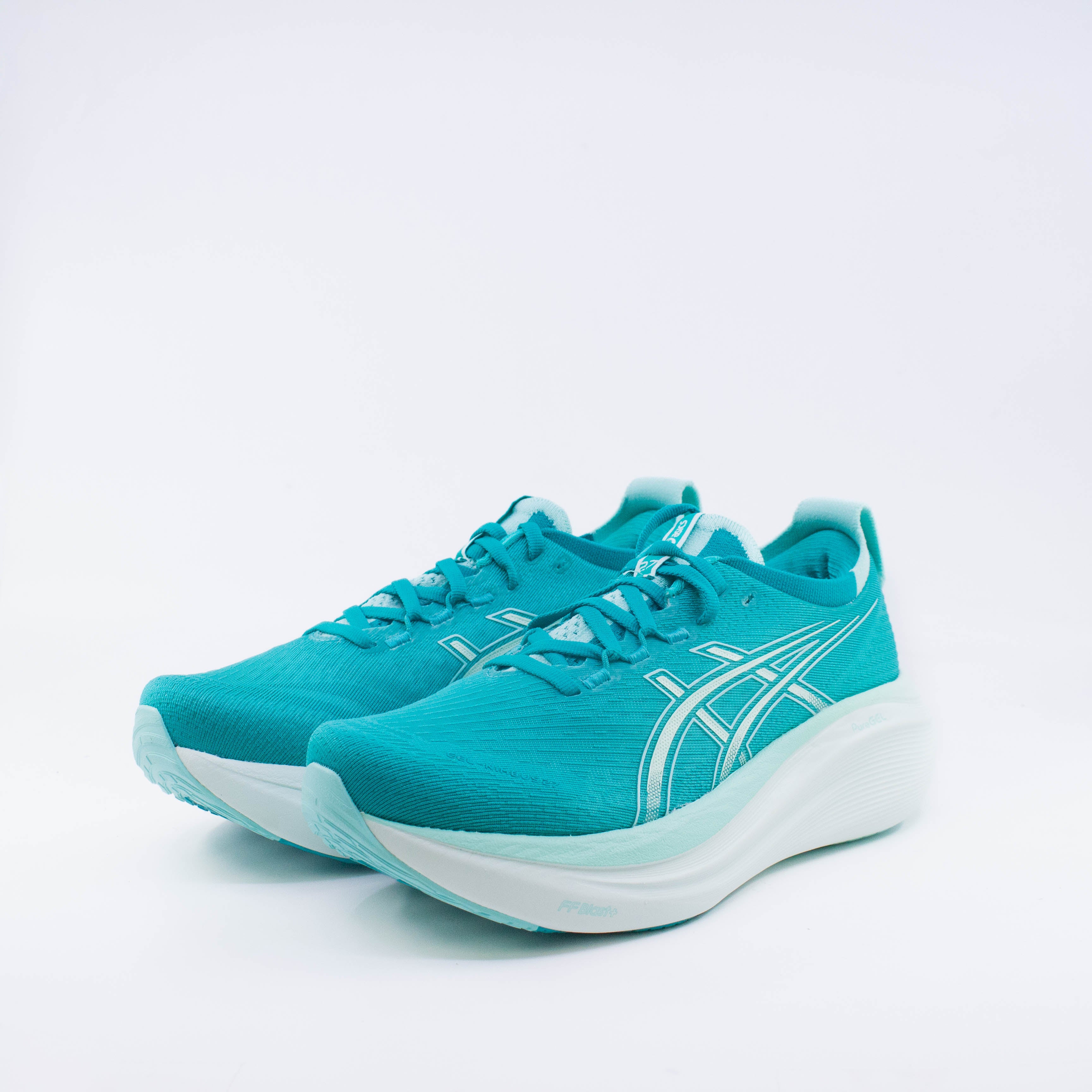 Asics Gel-Nimbus 27 (B Standard) Womens Teal/Mint - Frontrunner Colombo