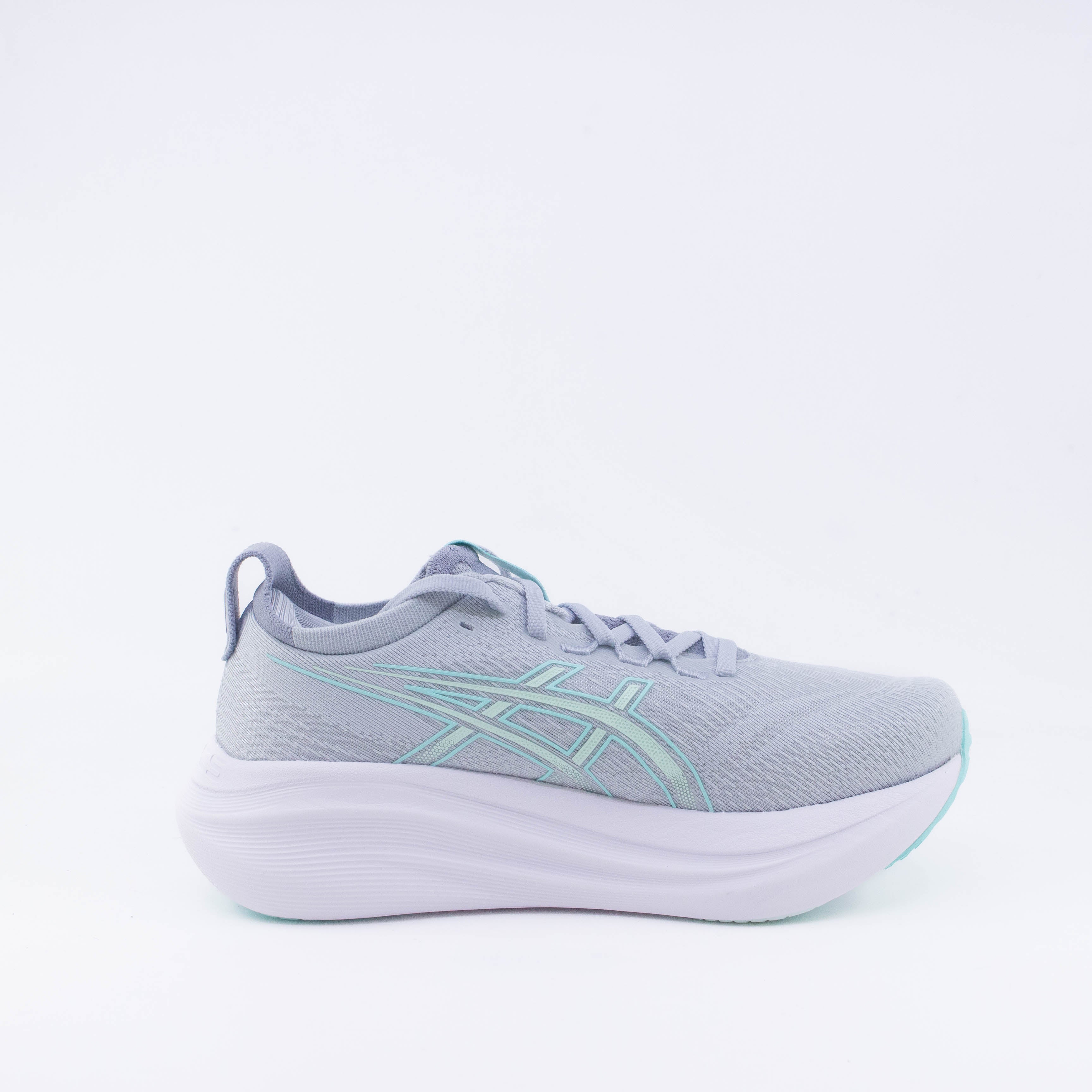 Asics Gel-Nimbus 27 (D Wide) Womens Grey/Mint - Frontrunner Colombo