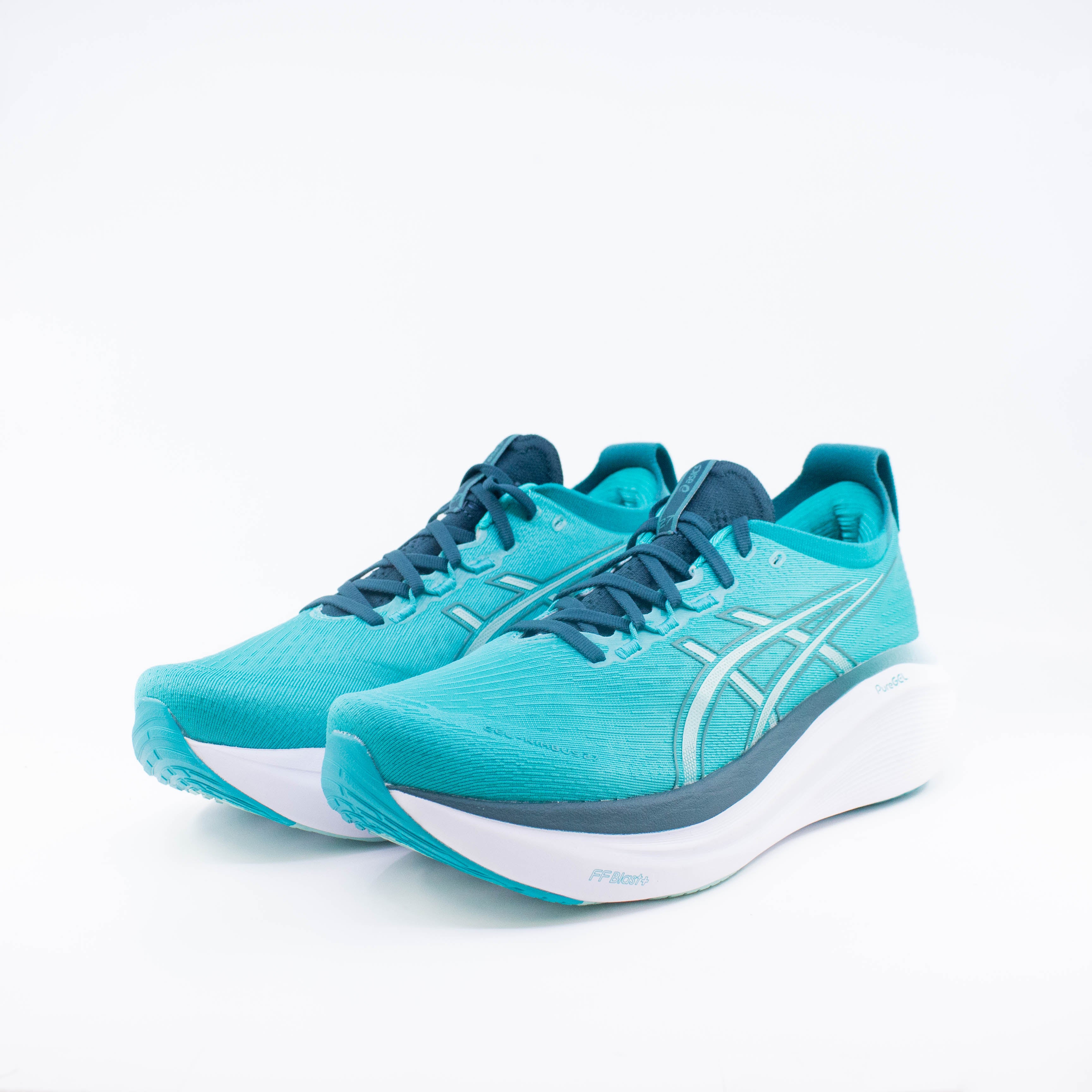 Asics Gel-Nimbus 27 (D Standard) Mens Wave Teal/Saxson Green - Frontrunner Colombo