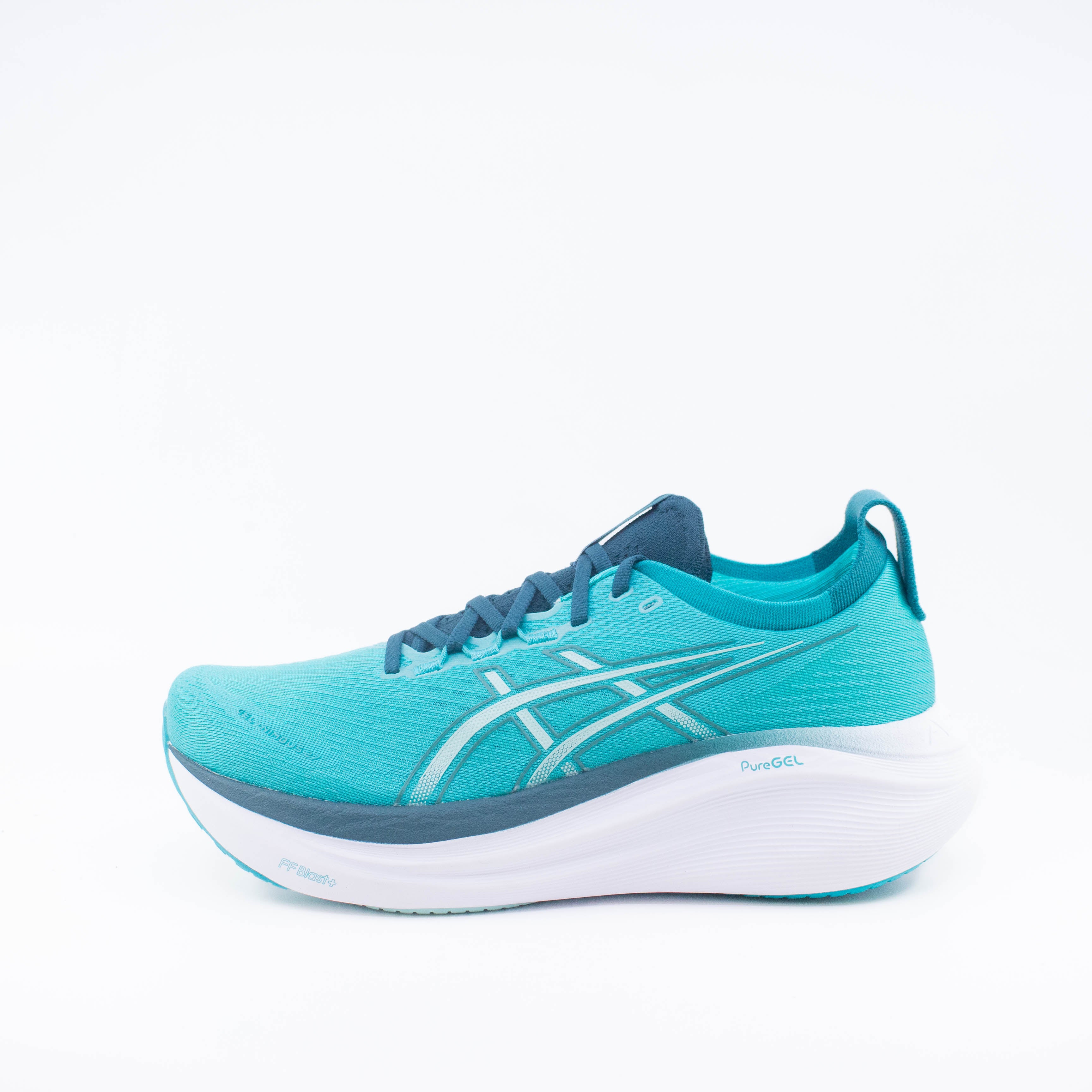 Asics Gel-Nimbus 27 (D Standard) Mens Wave Teal/Saxson Green - Frontrunner Colombo
