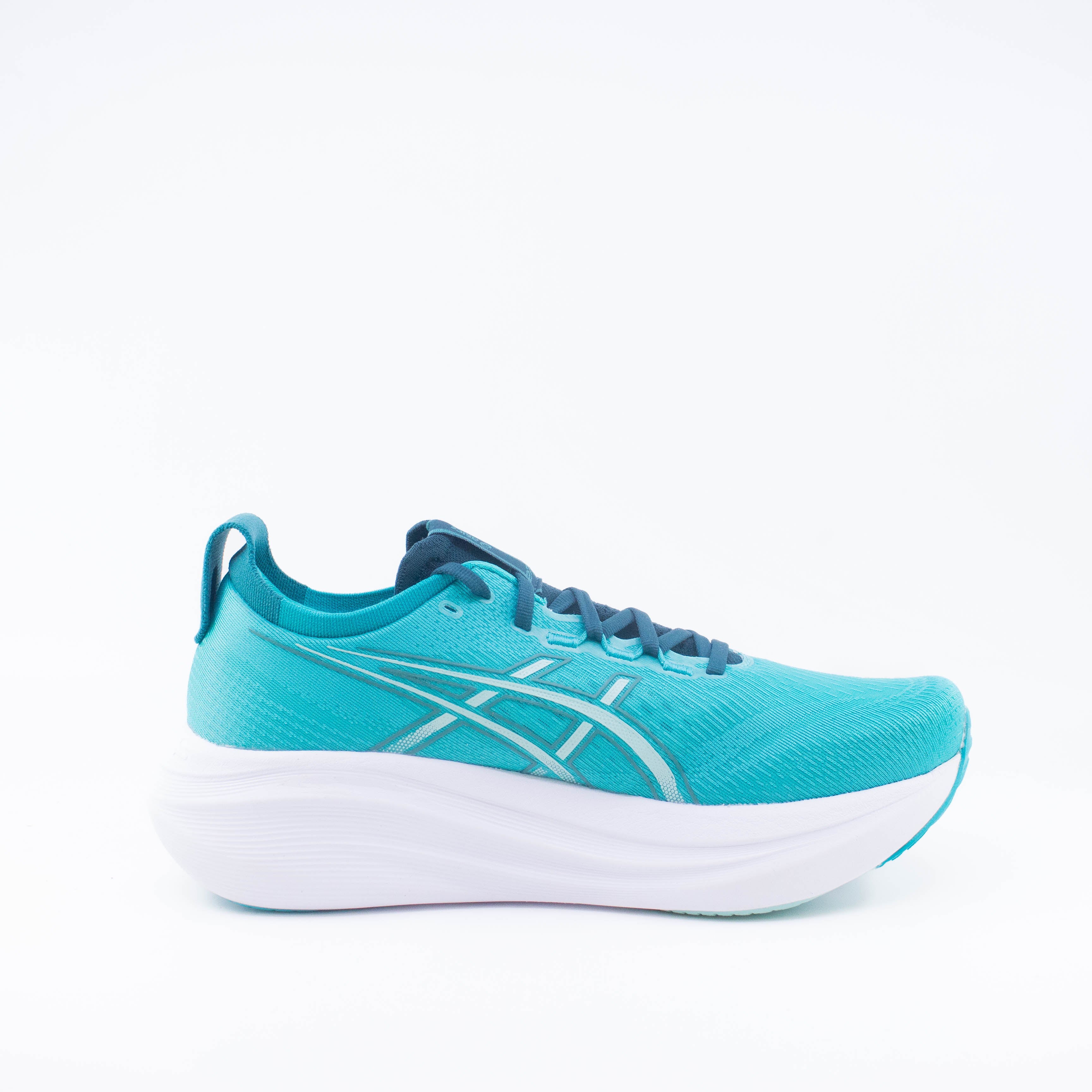 Asics Gel-Nimbus 27 (D Standard) Mens Wave Teal/Saxson Green - Frontrunner Colombo