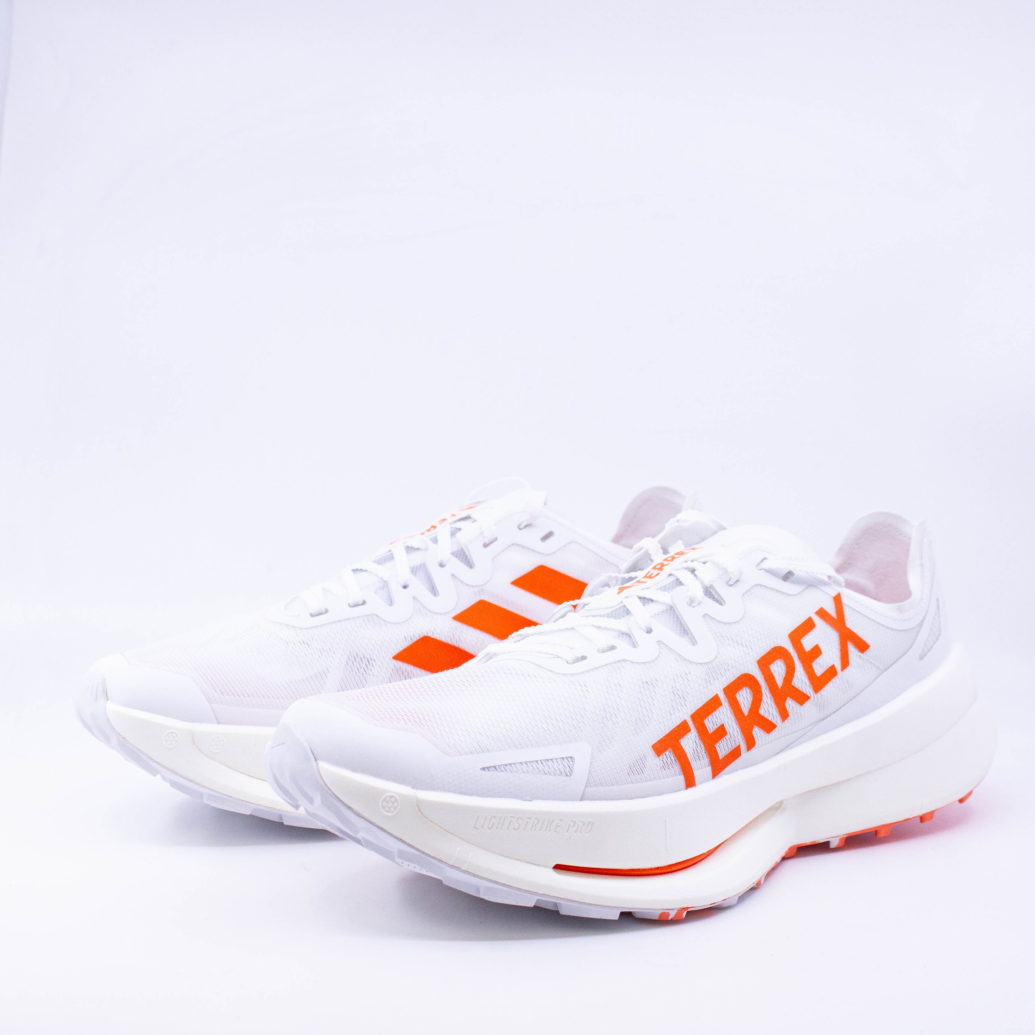 Adidas Terrex Agravic Speed Ultra (D Standard Mens) White/ Orange/ Gray - Frontrunner Colombo