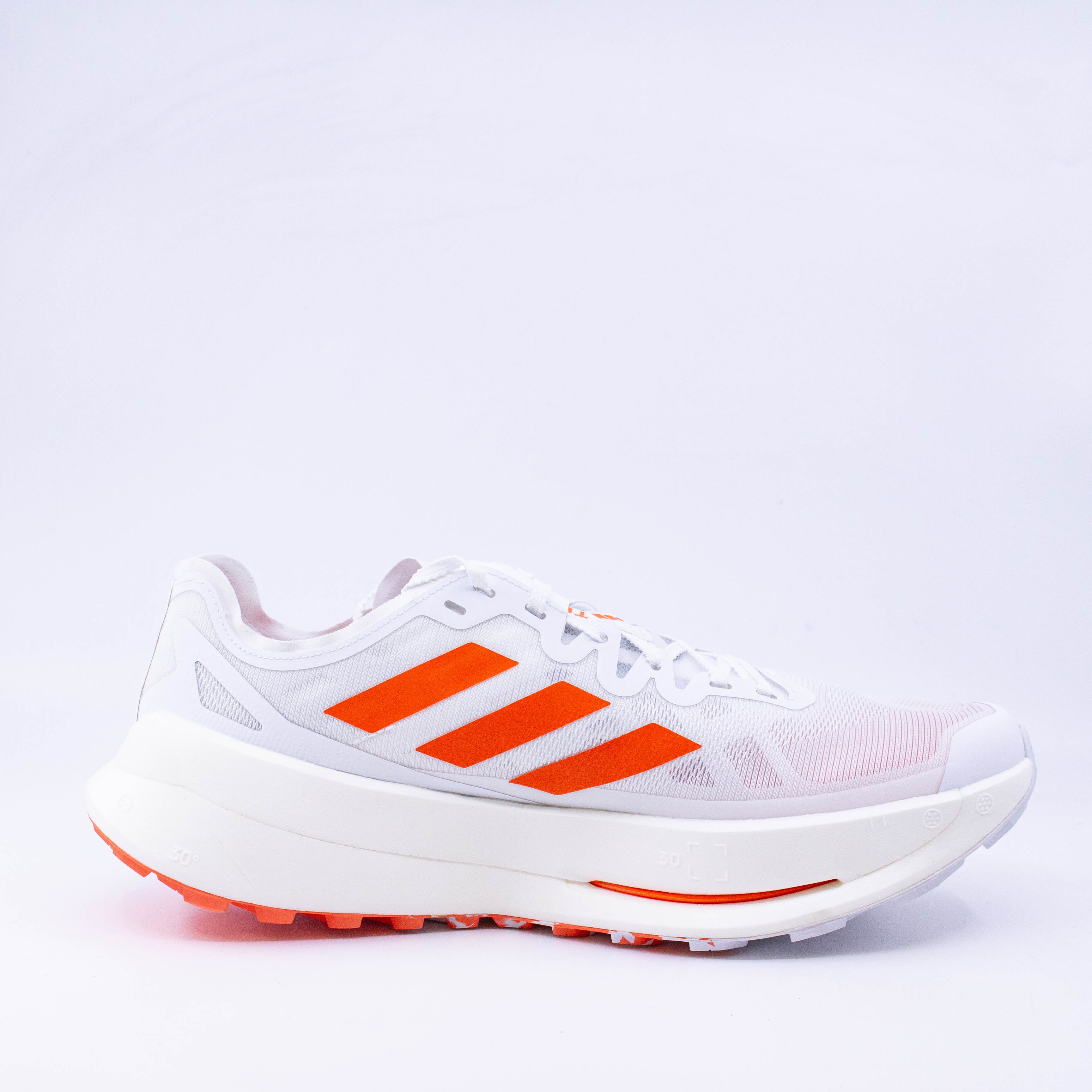Adidas Terrex Agravic Speed Ultra (D Standard Mens) White/ Orange/ Gray - Frontrunner Colombo