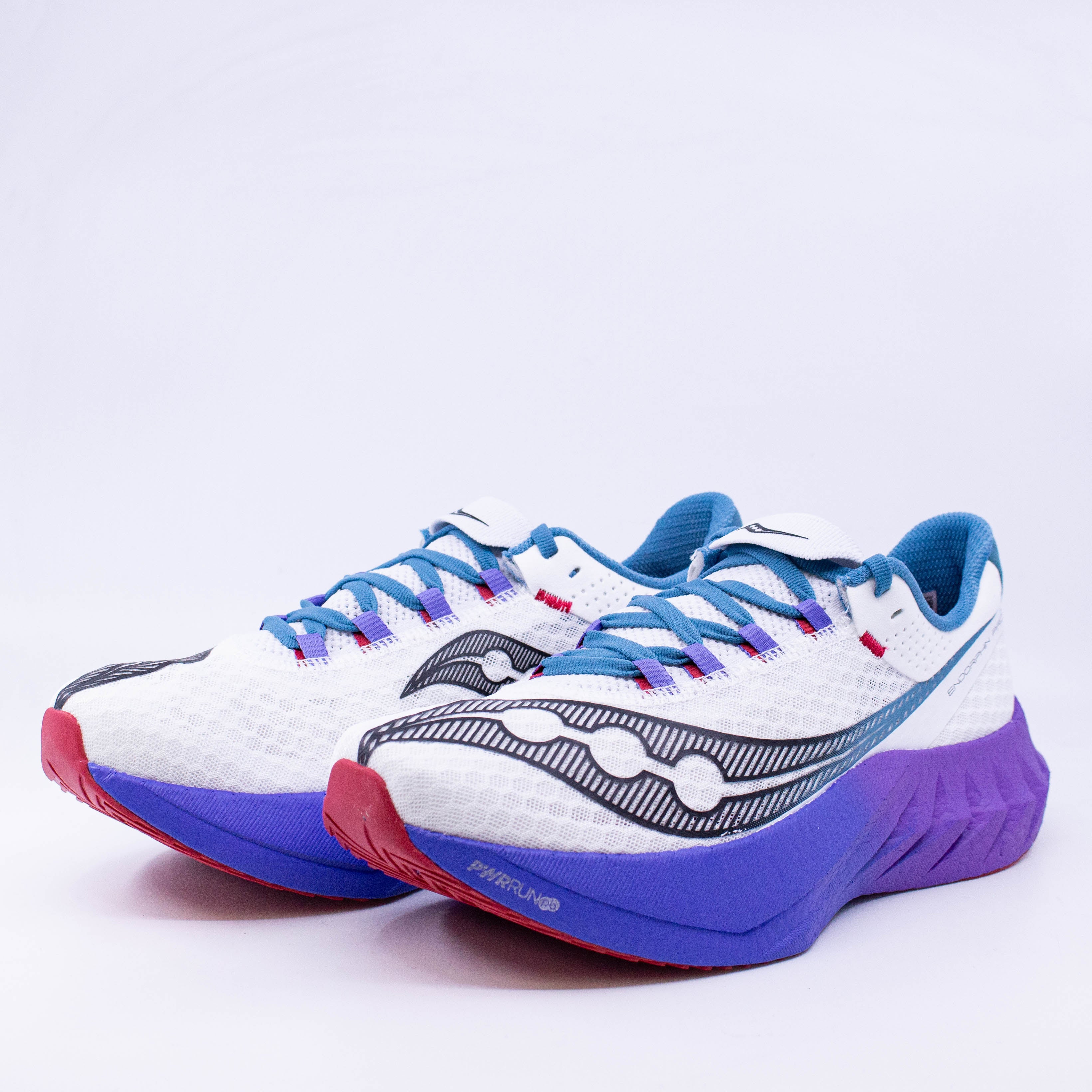 Saucony Endorphin Pro 4 (D Standard) Mens White/Shadow - Frontrunner Colombo