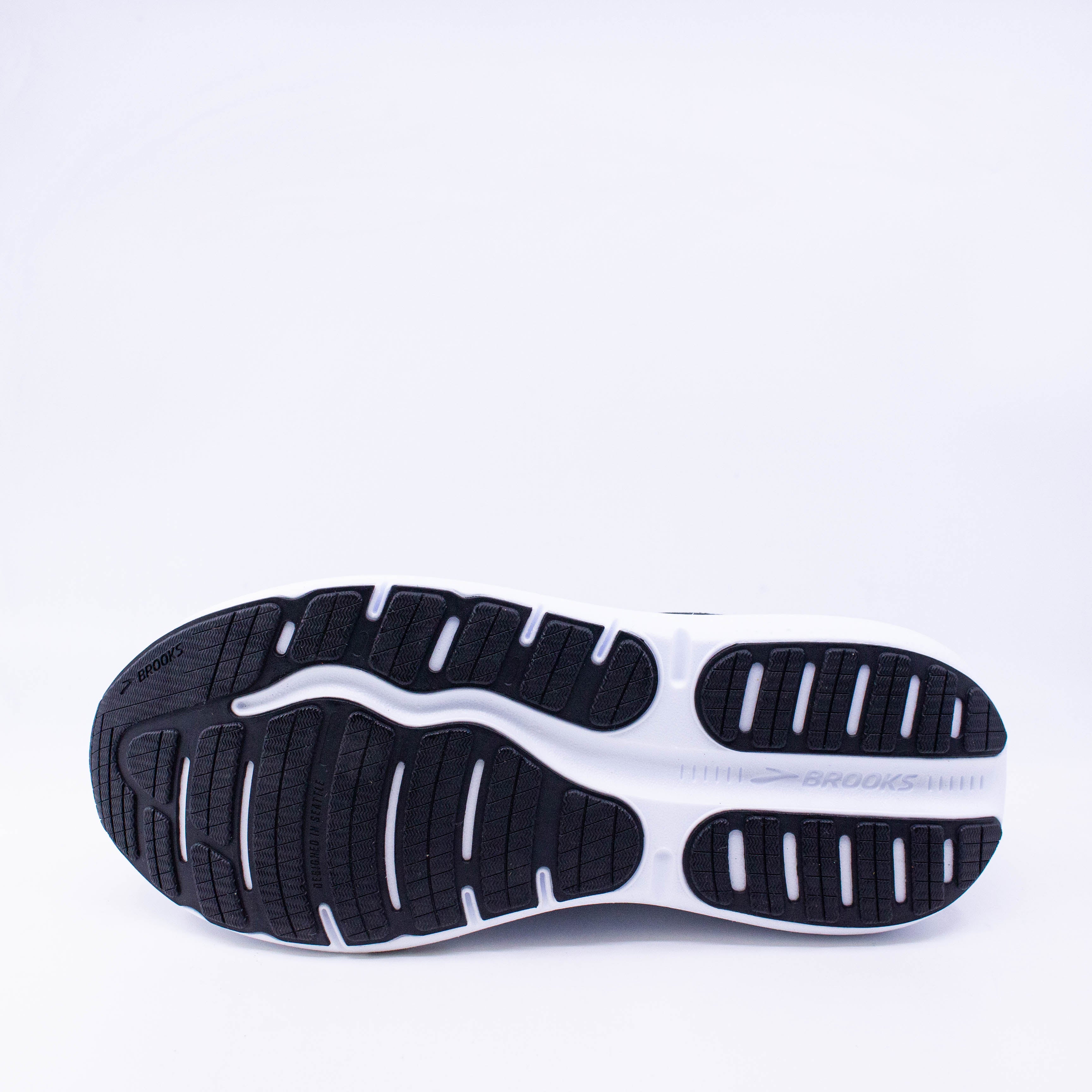 Brooks Ghost Max 2 (D Standard) Mens Black/White/Fiery Red - Frontrunner Colombo