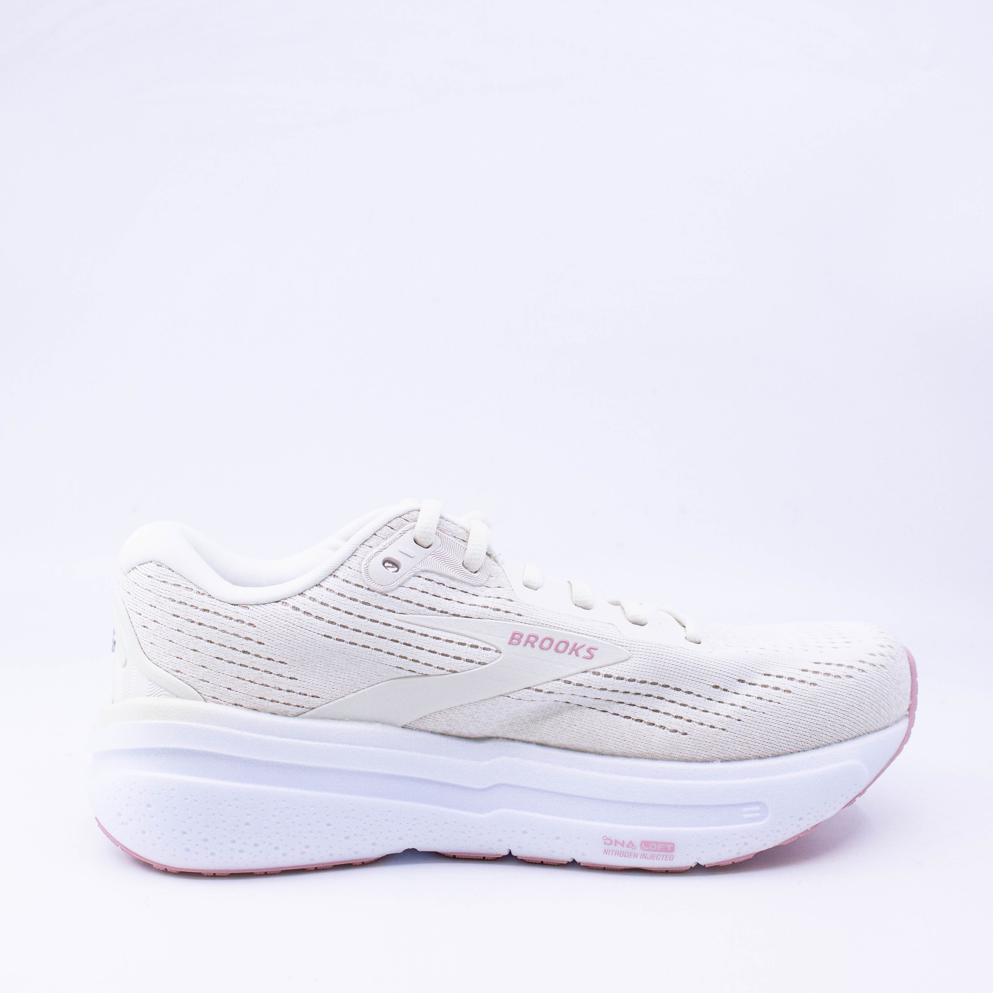 Brooks Ghost Max 2 (D Wide) Womens Coconut Milk/Grey/Zephyr - Frontrunner Colombo