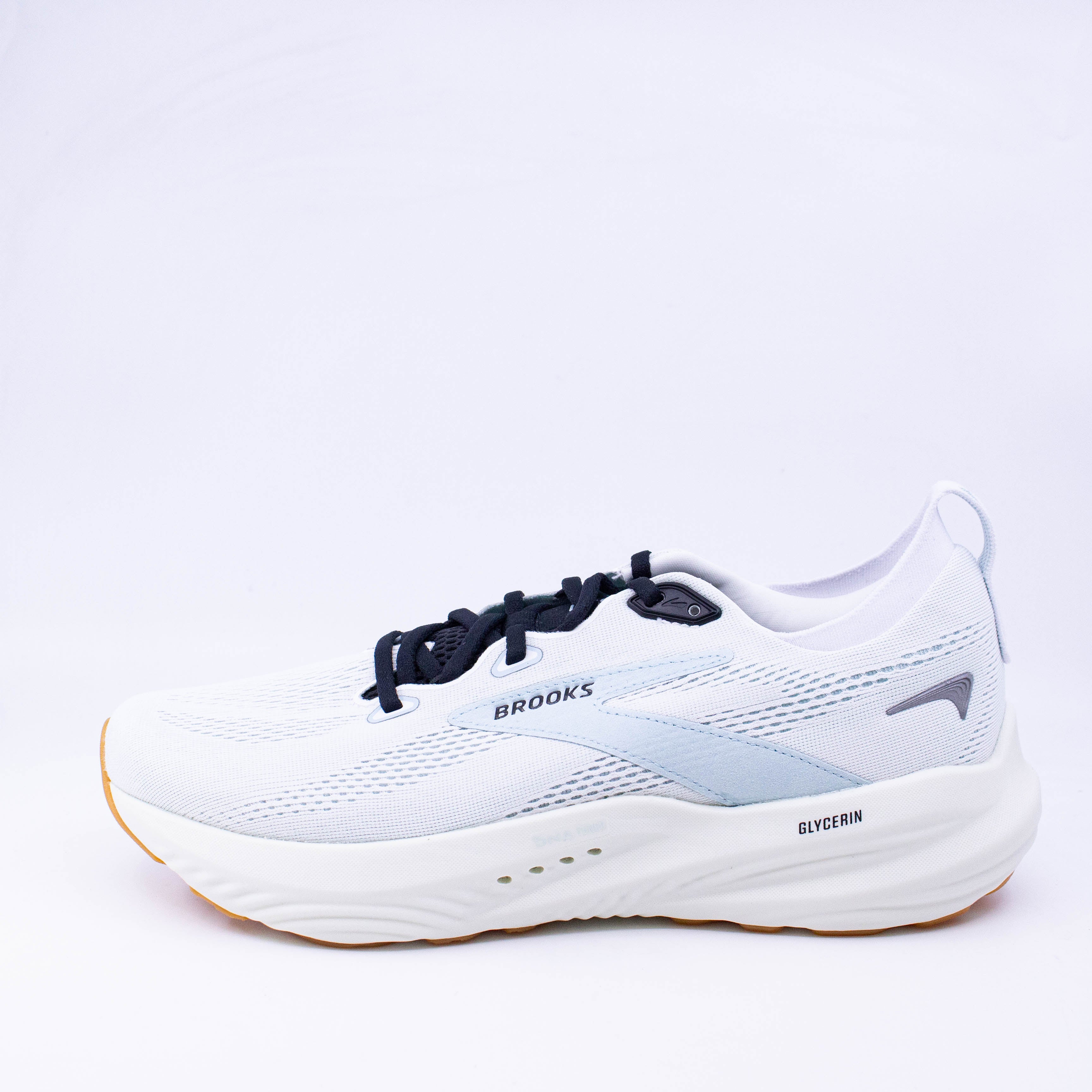 Brooks Glycerin 22 (D Standard) Mens Bright White/Winter Sky/Black - Frontrunner Colombo