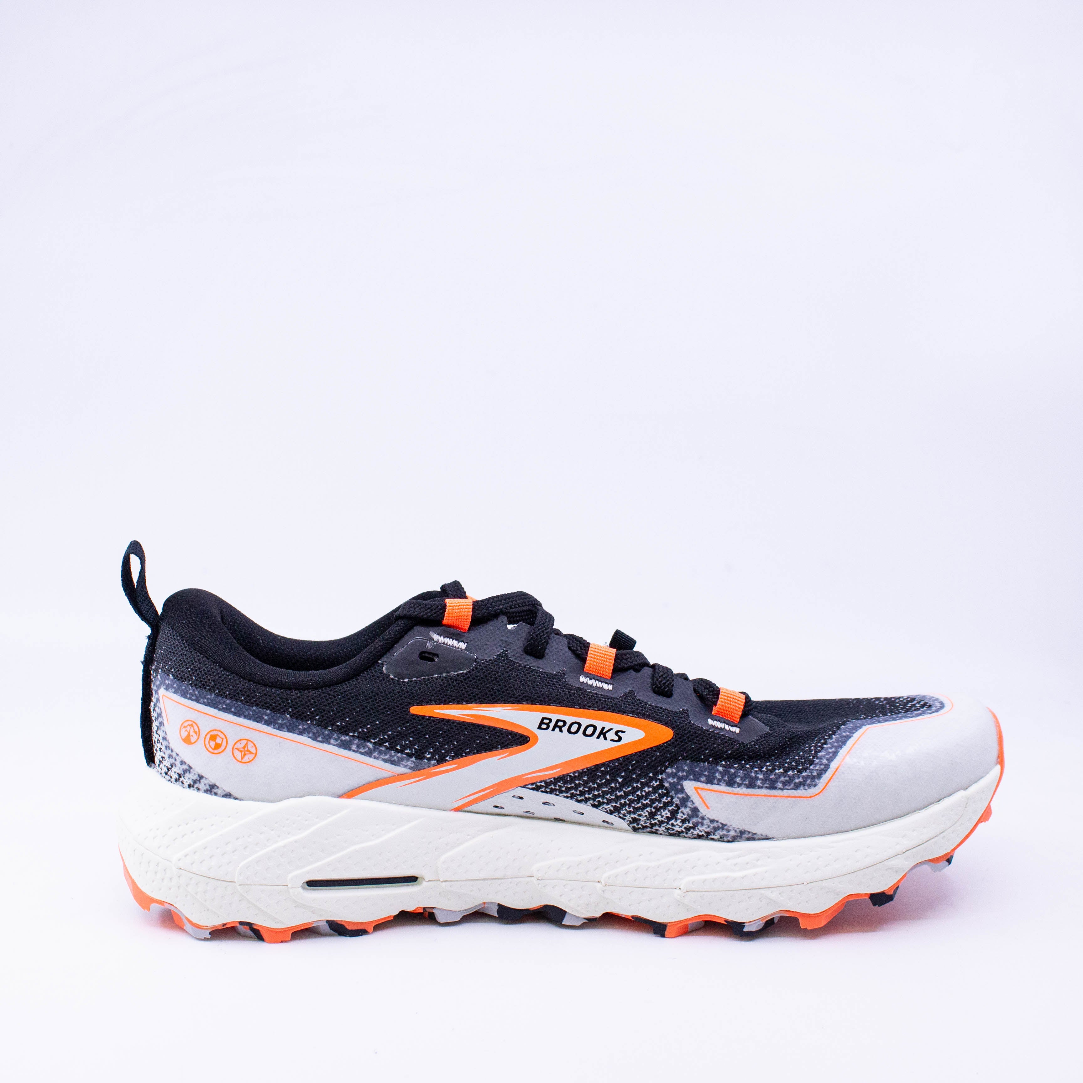 Brooks Cascadia 18 (B Standard) Womens Black/Blue Wash/Flame - Frontrunner Colombo