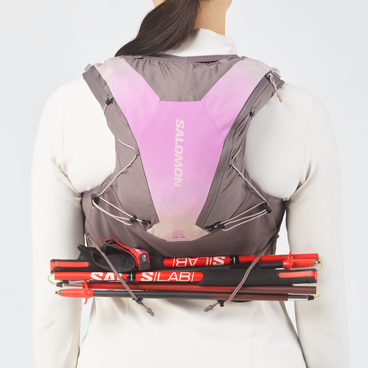 Salomon Adv Skin 12 Women's Gradient Set Iron/Shadow Grey/Iris Orchid - Frontrunner Colombo