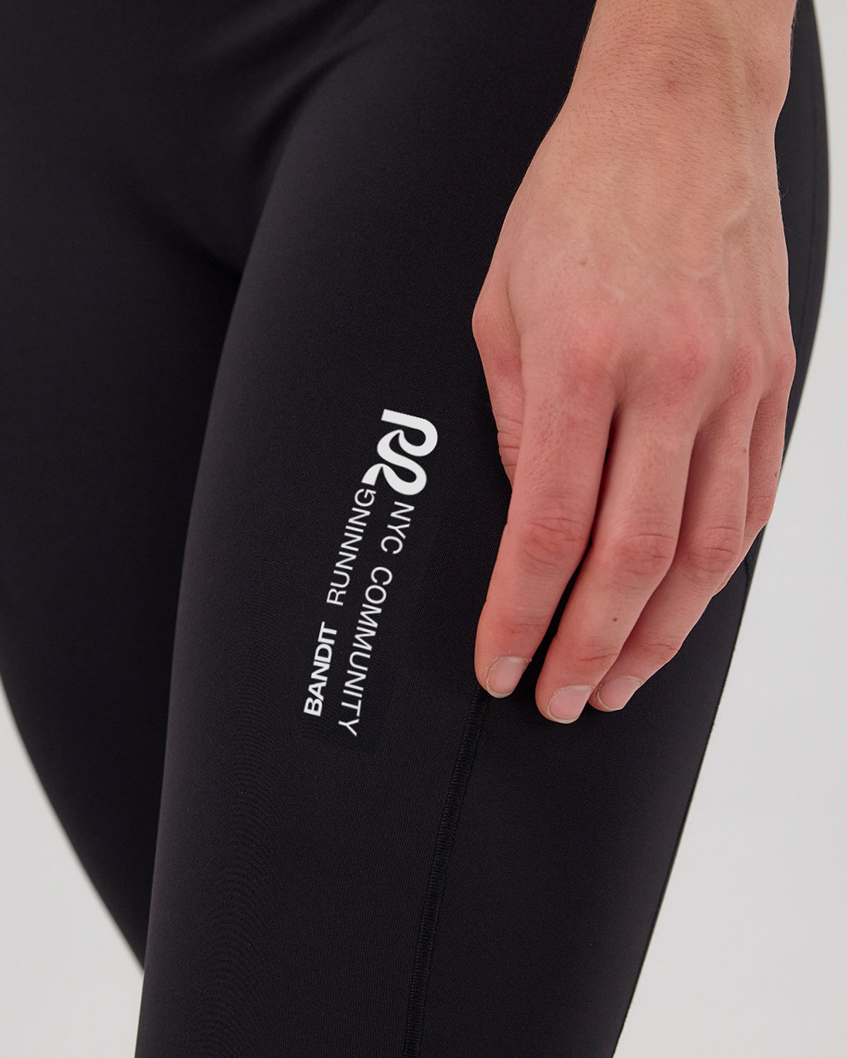 Bandit Stamina™ Pop Stitch™ High Waist Leggings Women's - Black - Frontrunner Colombo